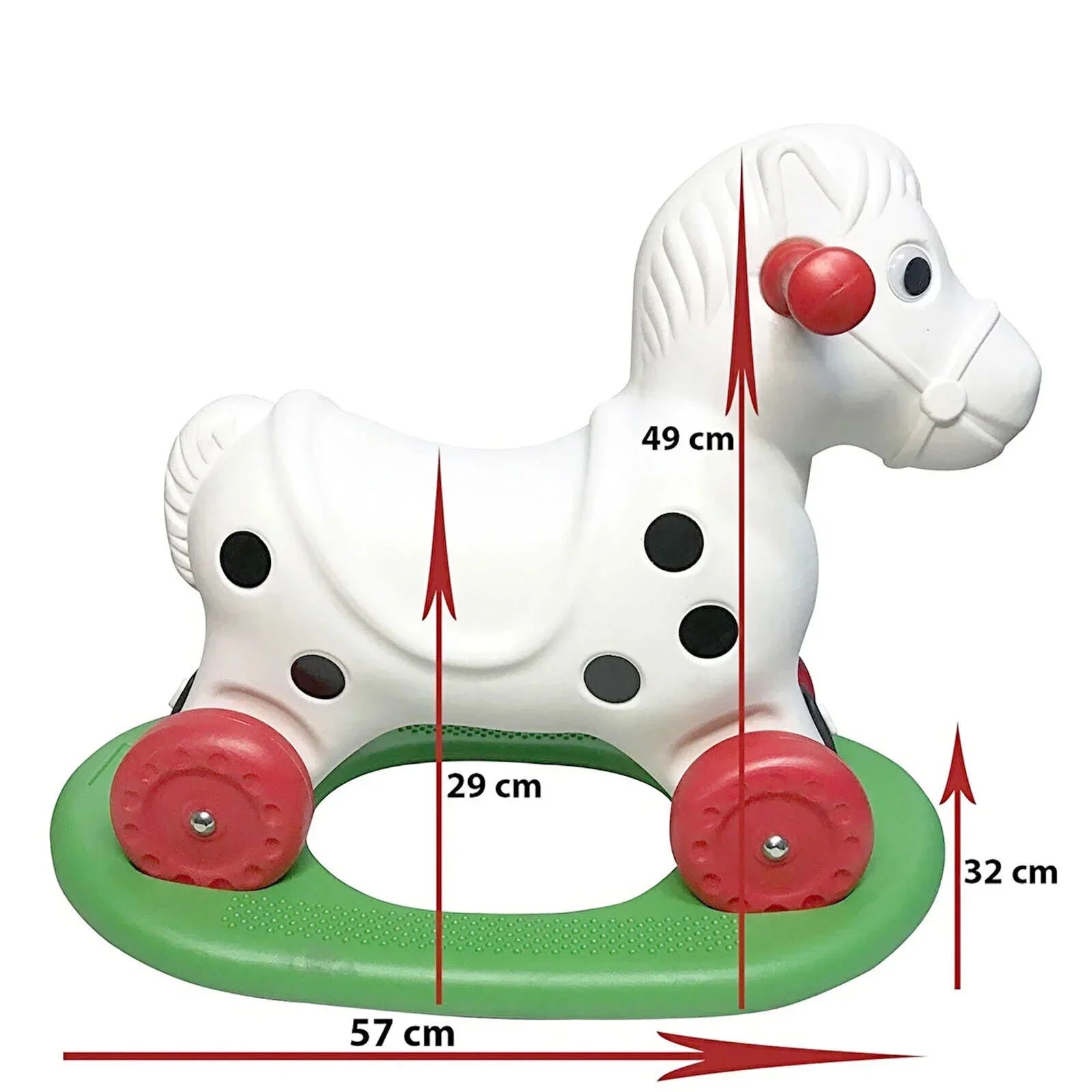 Outlet - baby toys Rocking Horse with Wheels - mezetto