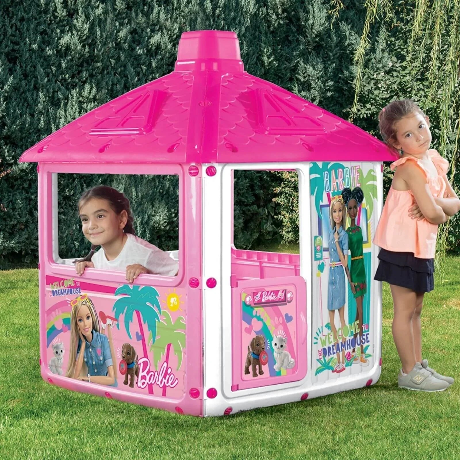 Outlet - Dolu Barbie Play House 135x104x104cm - mezetto ebebek ebebek
