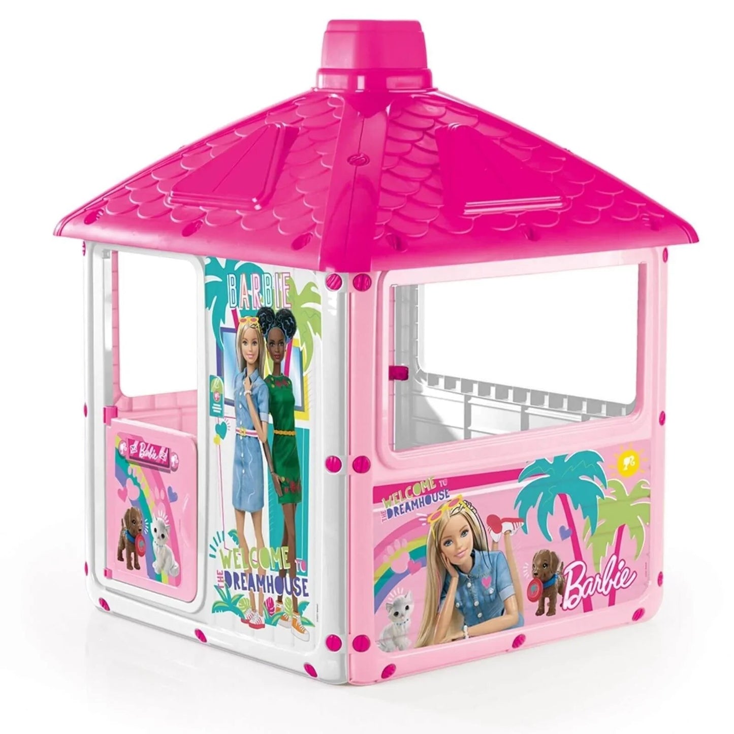 Outlet - Dolu Barbie Play House 135x104x104cm - mezetto ebebek ebebek