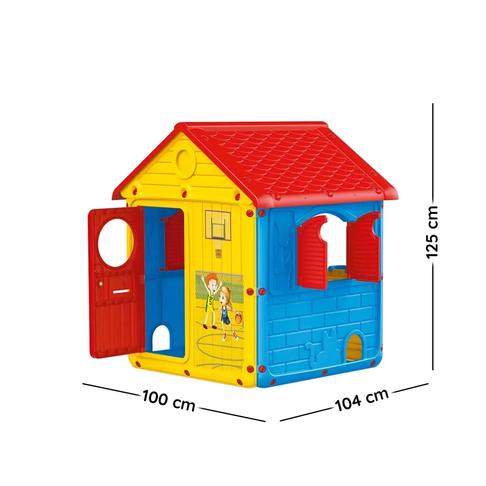 Outlet - Dolu City Play House 125x100x104cm - mezetto ebebek ebebek