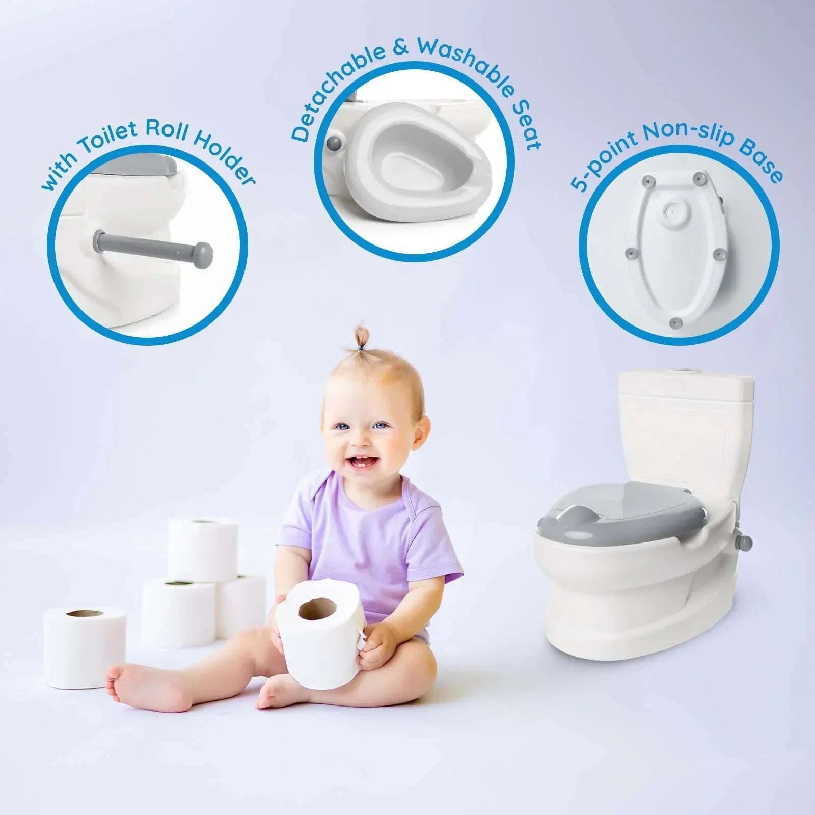 Outlet - ebebek baby plus Potty Training Toilet - mezetto ebebek ebebek