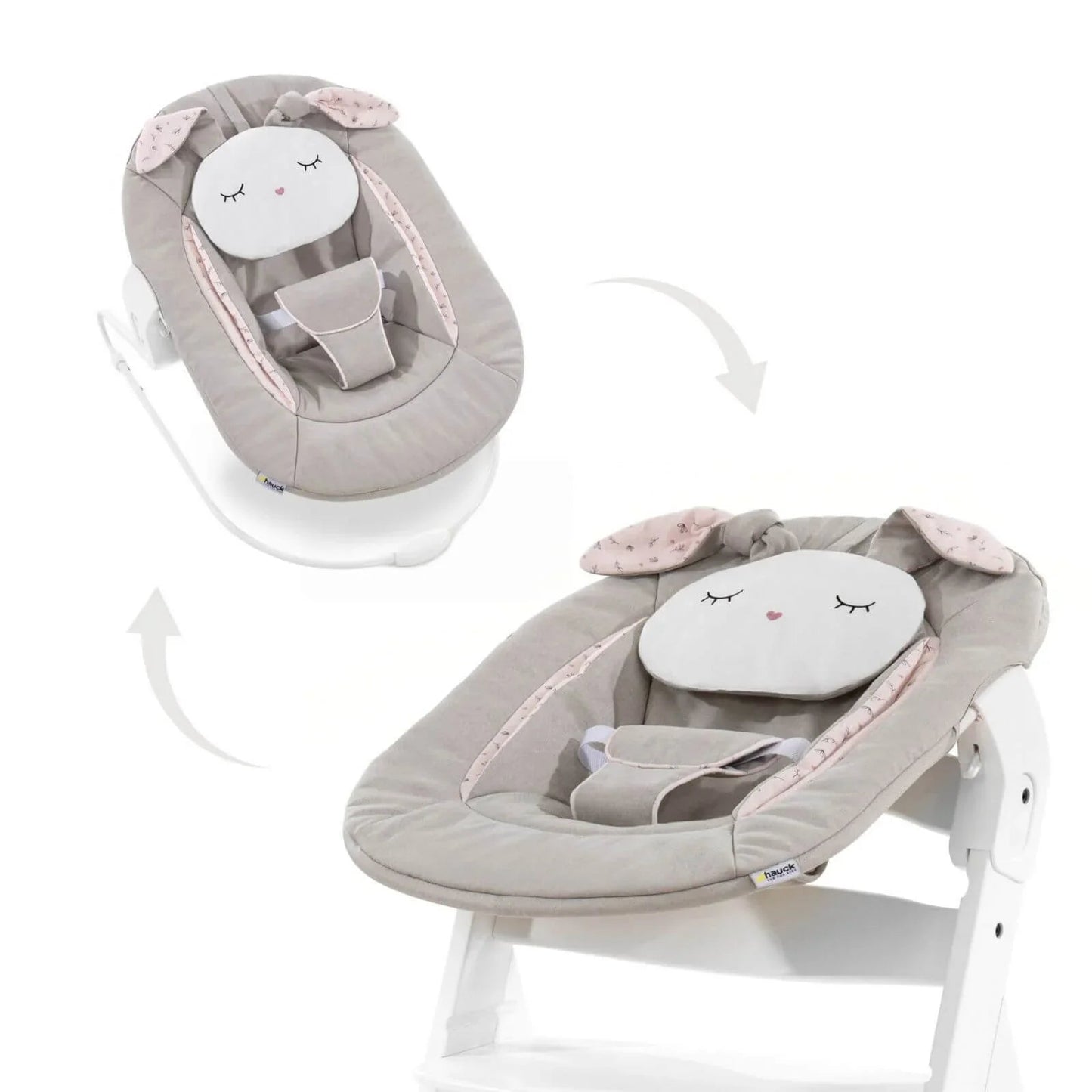 Outlet - Hauck Alpha Bouncer 2 - in - 1 - Beige Bloom - mezetto ebebek ebebek