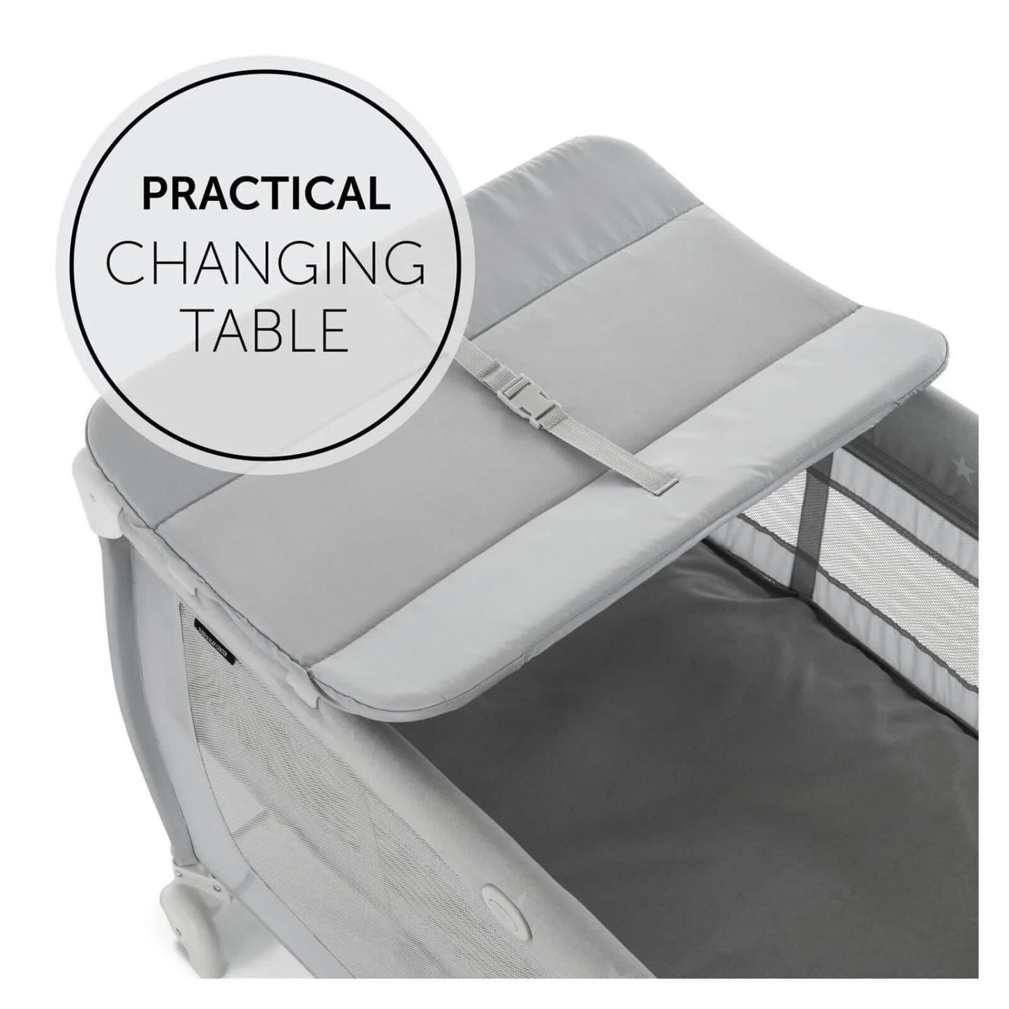 Outlet - Hauck Sleep N Play Center Bassinet Travel Cot & Playpen - Stars - mezetto ebebek ebebek
