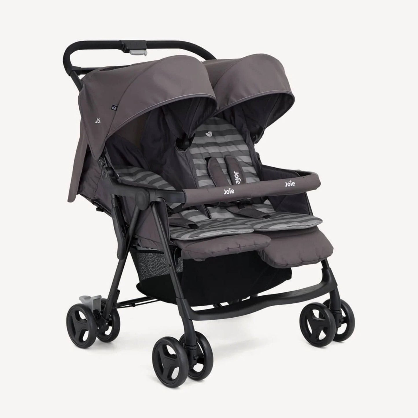 Outlet - Joie Aire Twin Stroller - Dark Pewter - mezetto ebebek ebebek