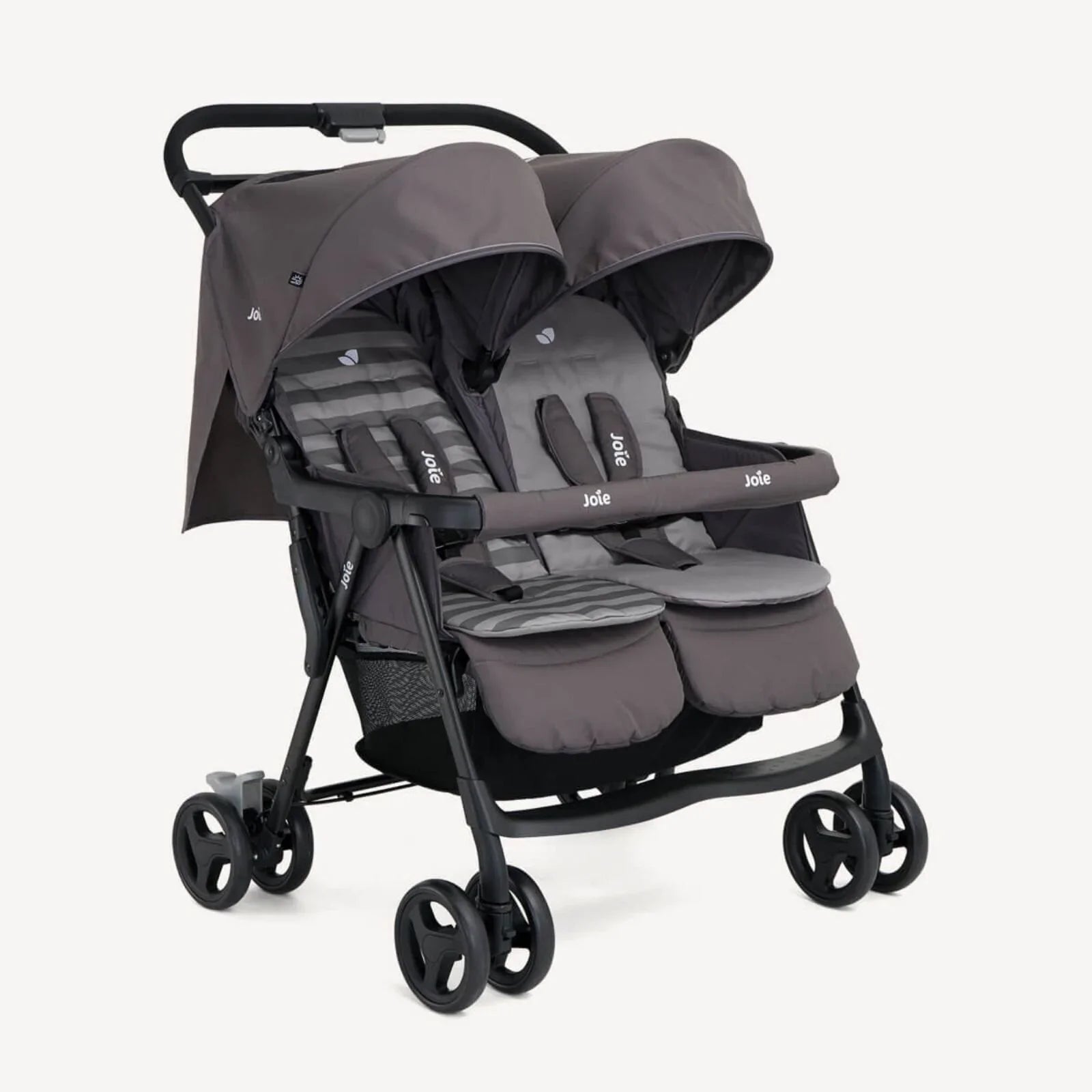 Outlet - Joie Aire Twin Stroller - Dark Pewter - mezetto ebebek ebebek