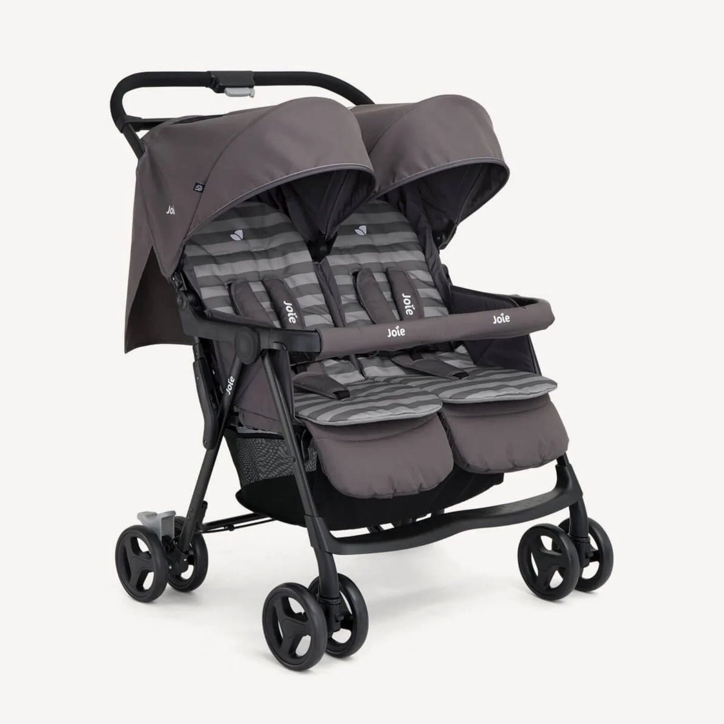 Outlet - Joie Aire Twin Stroller - Dark Pewter - mezetto ebebek ebebek