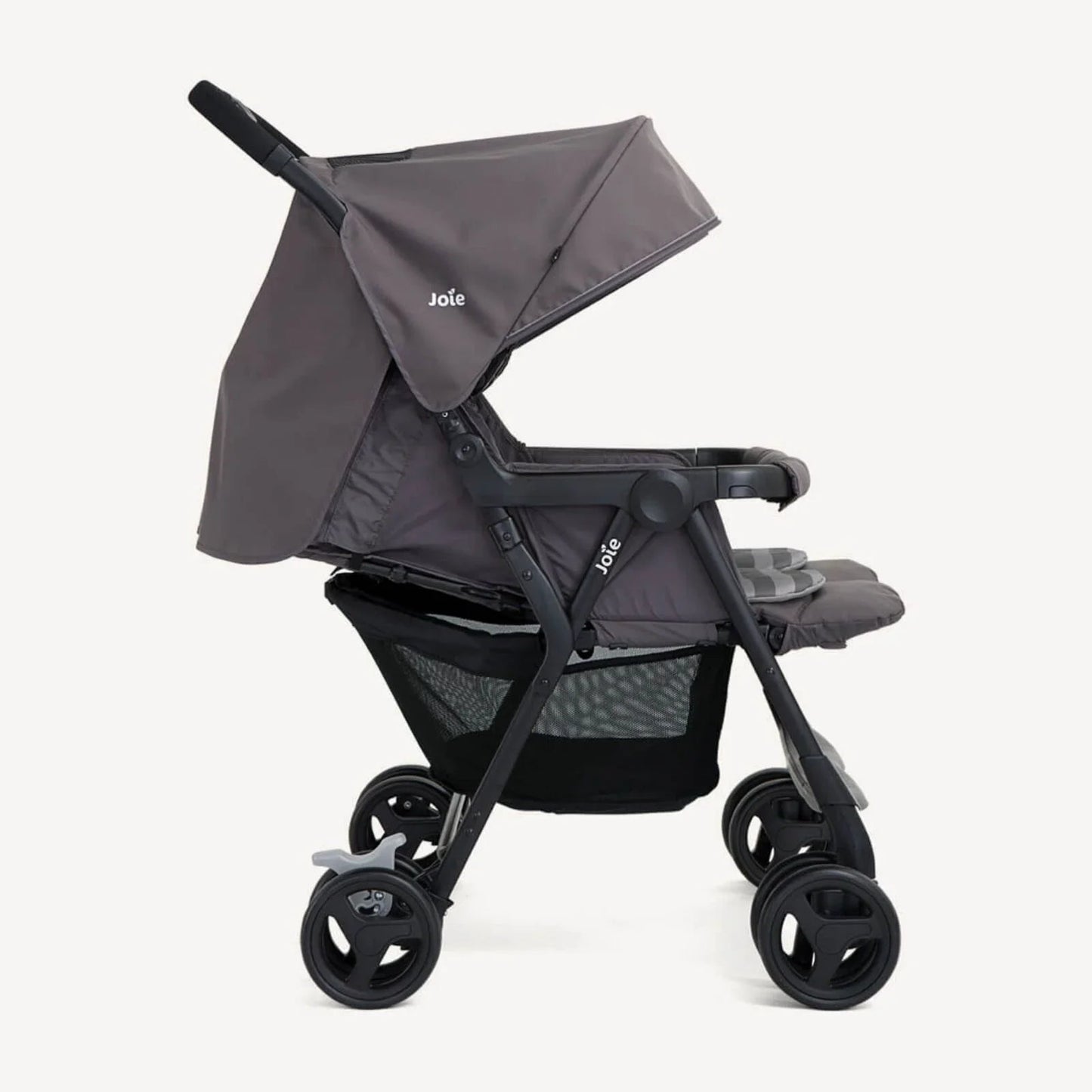 Outlet - Joie Aire Twin Stroller - Dark Pewter - mezetto ebebek ebebek