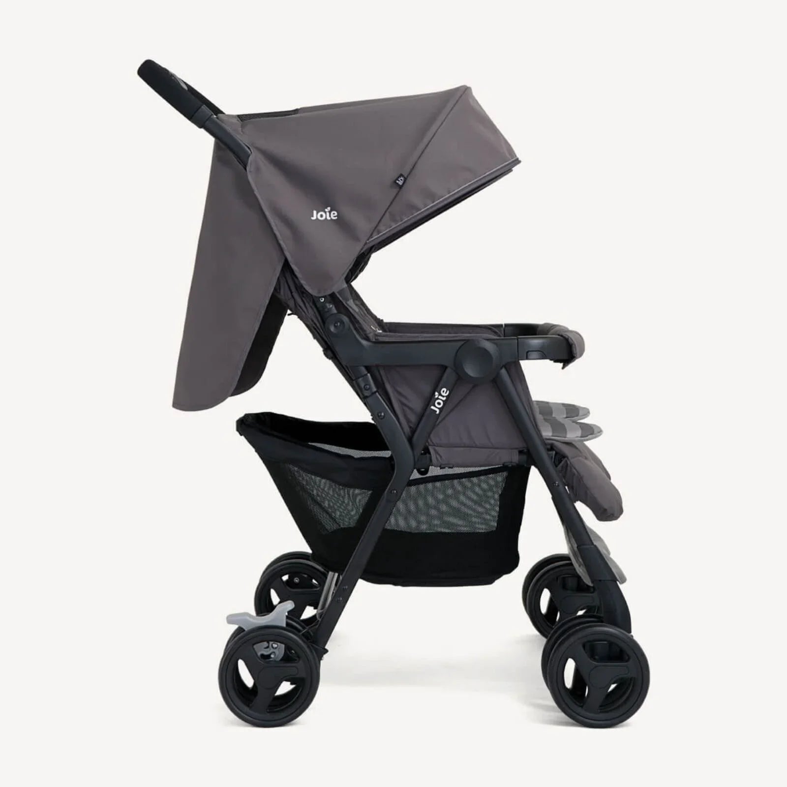 Outlet - Joie Aire Twin Stroller - Dark Pewter - mezetto ebebek ebebek