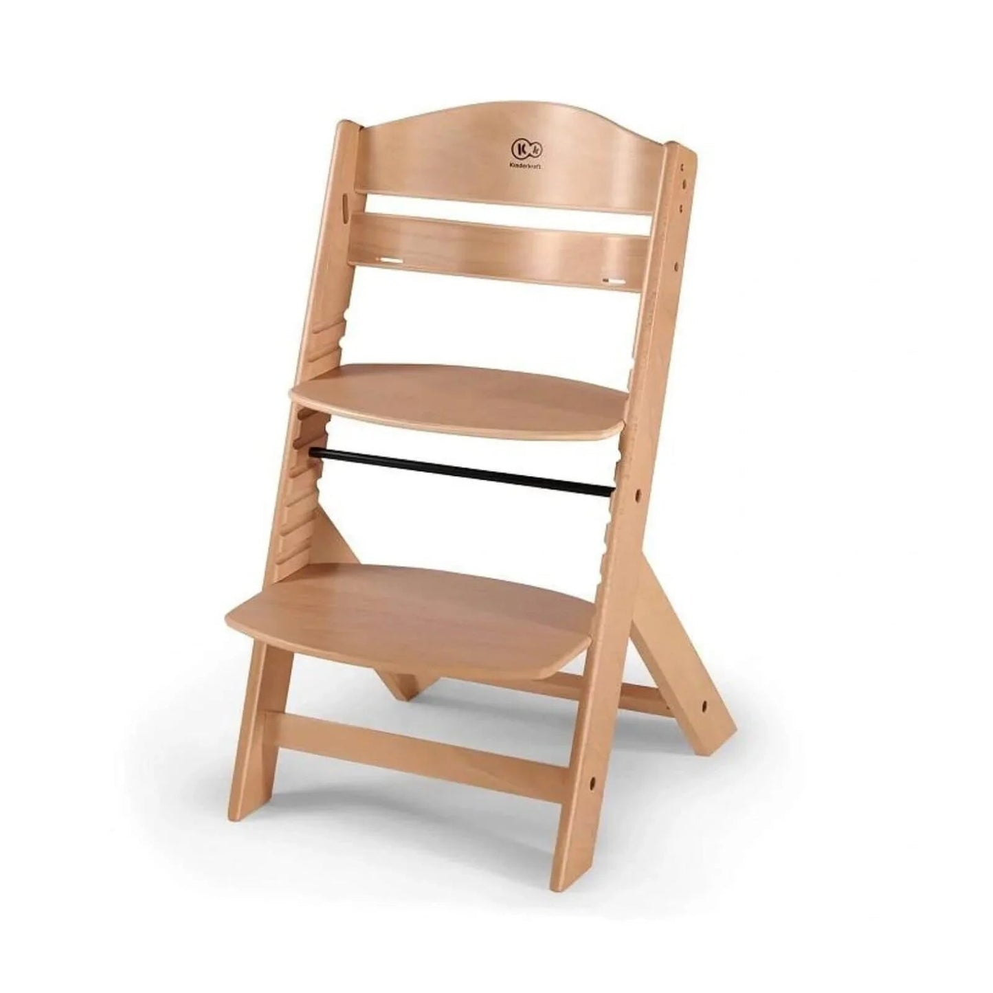 Outlet - Kinderkraft Enock Wooden Highchair - Wooden Natural - mezetto ebebek ebebek