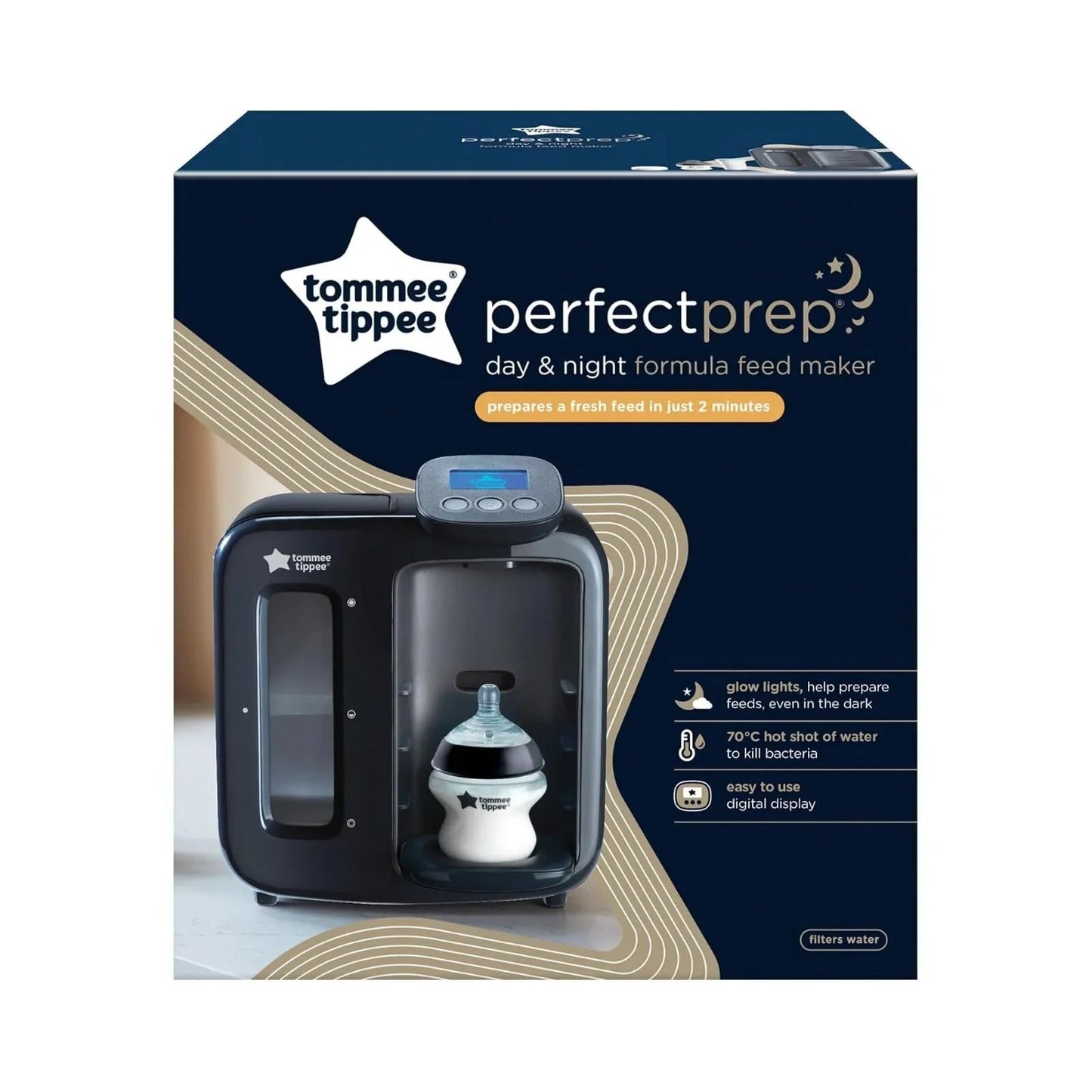 Outlet - Tommee Tippee Perfect Prep Day & Night - Slate - mezetto ebebek ebebek