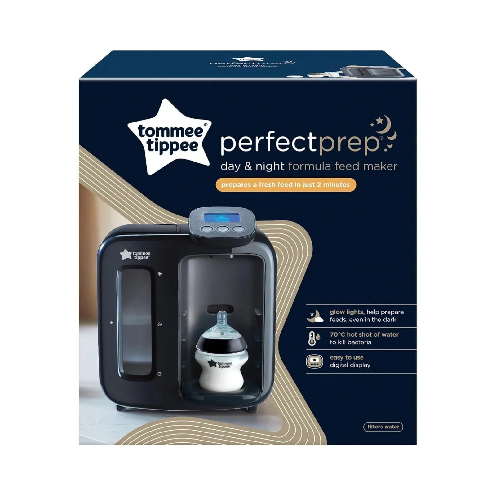 Outlet - Tommee Tippee Perfect Prep Day & Night - Slate - mezetto ebebek ebebek