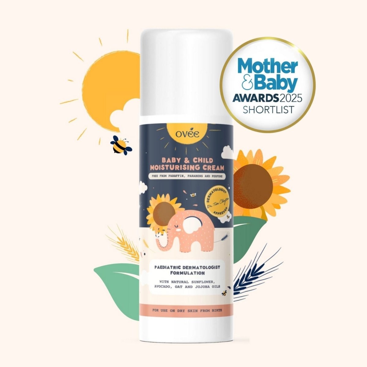 Ovée Baby & Child Moisturising Cream - mezetto ebebek ebebek