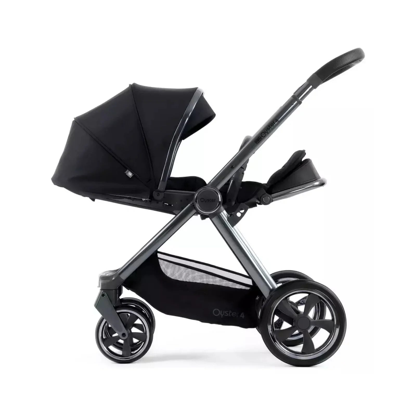 Oyster 4 Single Stroller - Carbonite - mezetto ebebek ebebek