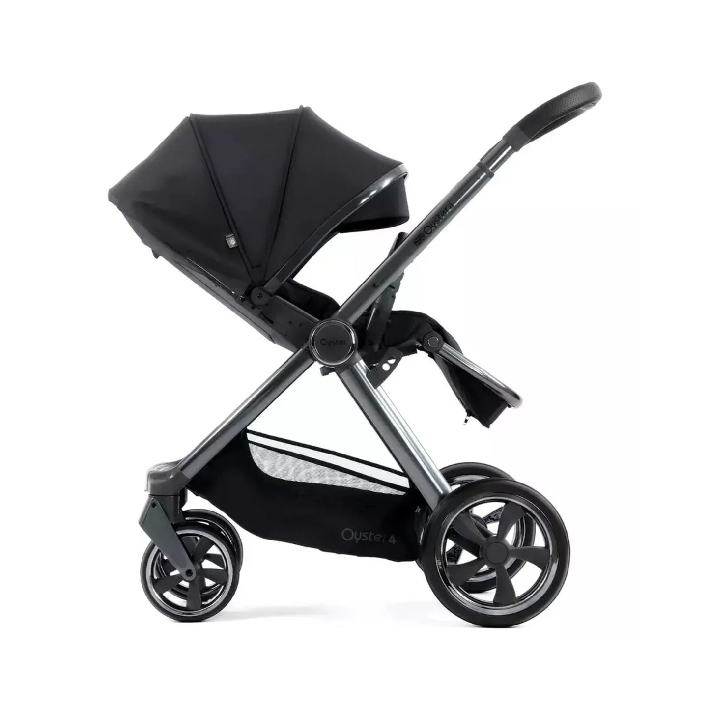 Oyster 4 Single Stroller - Carbonite - mezetto ebebek ebebek