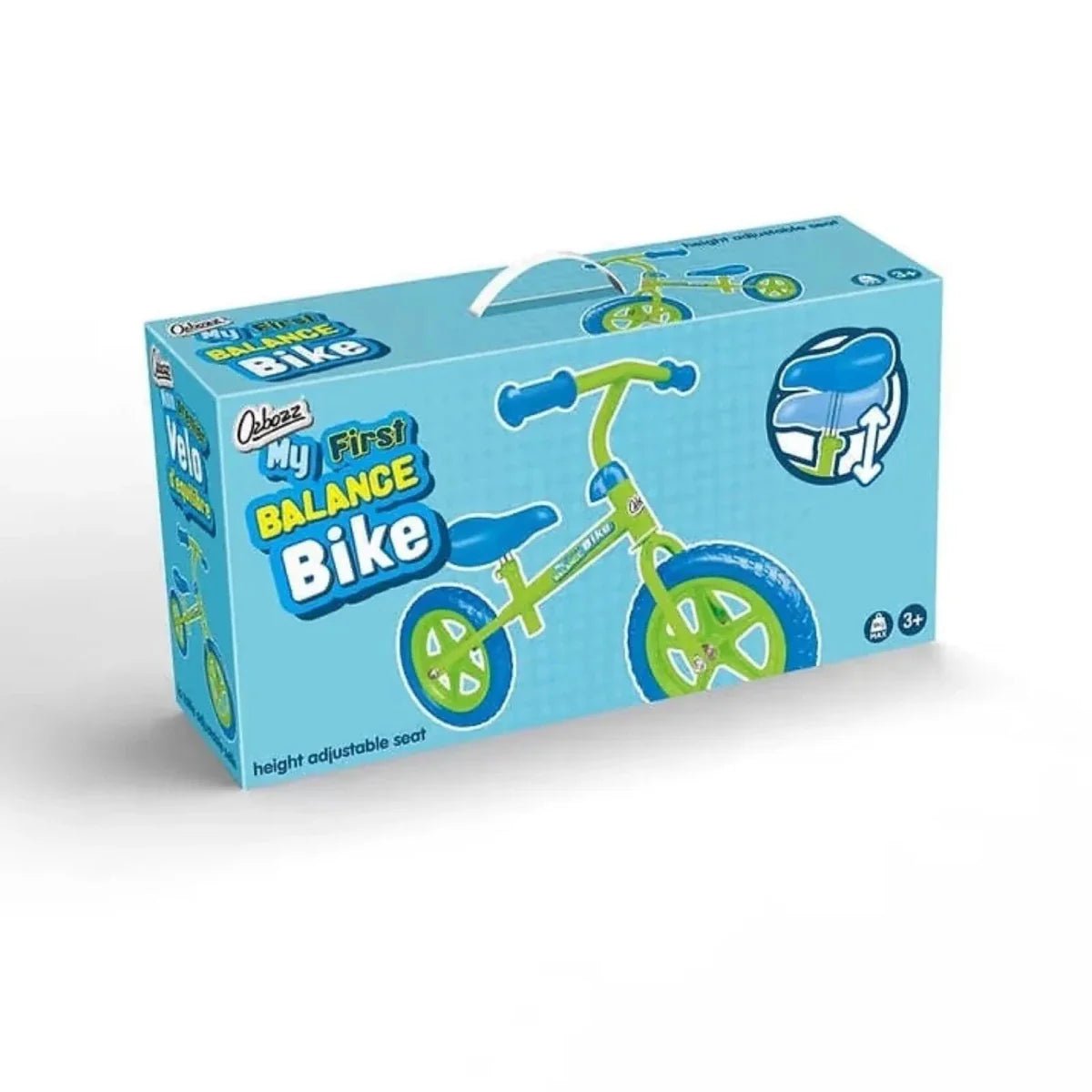 Ozbozz My First Balance Bike - Green & Blue - mezetto ebebek ebebek