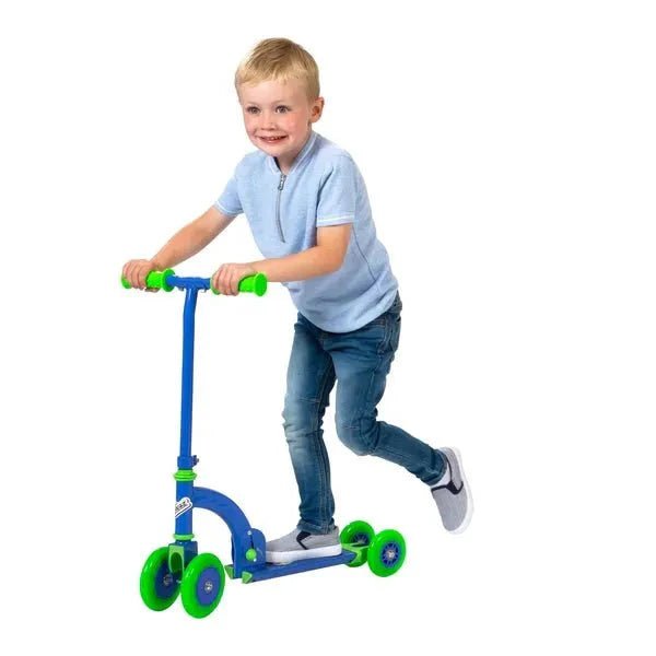 Ozbozz My First Scooter Folding - Blue (4 Wheels) - mezetto ebebek ebebek