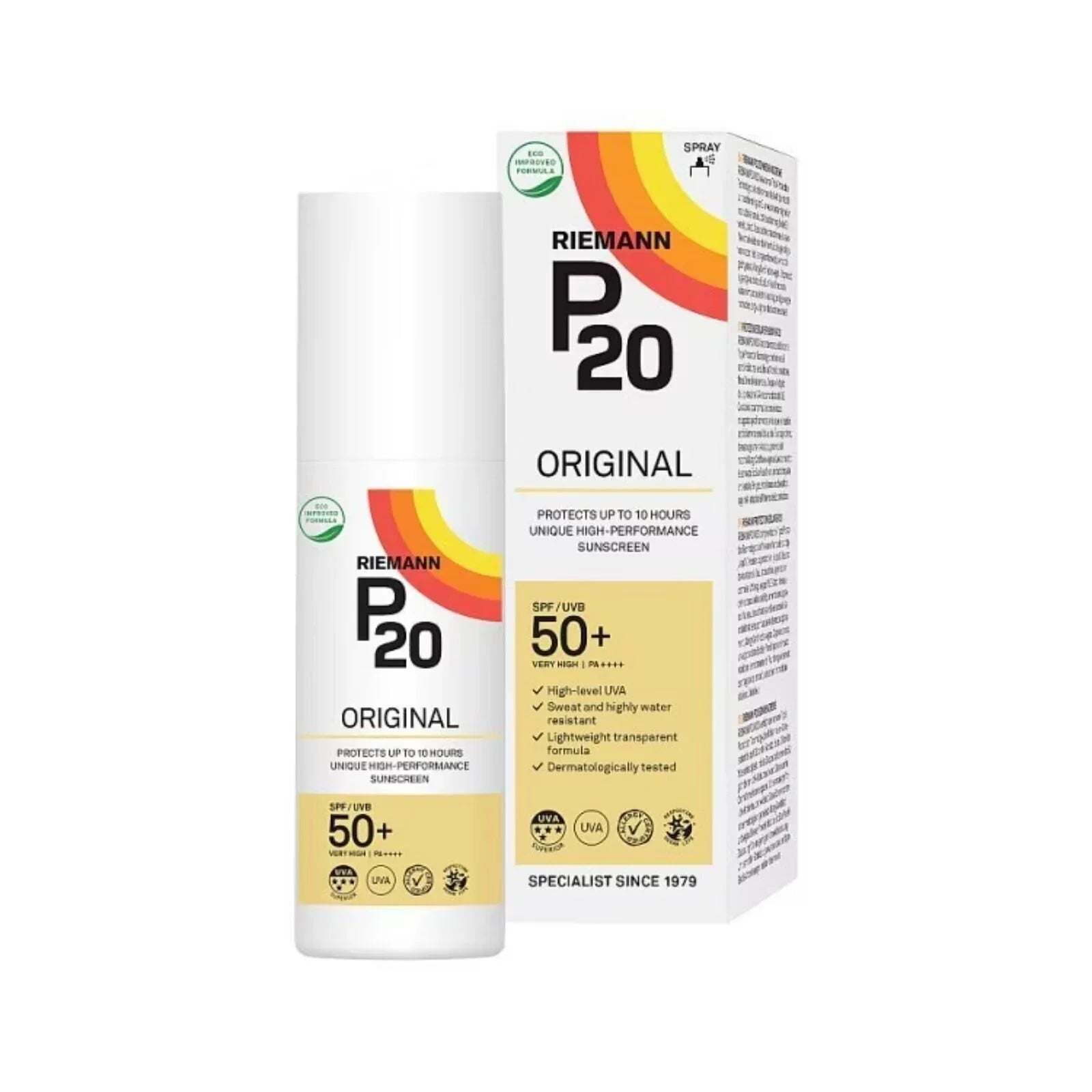 P20 Original SPF 50+ Sun Spray 100ml - mezetto ebebek ebebek