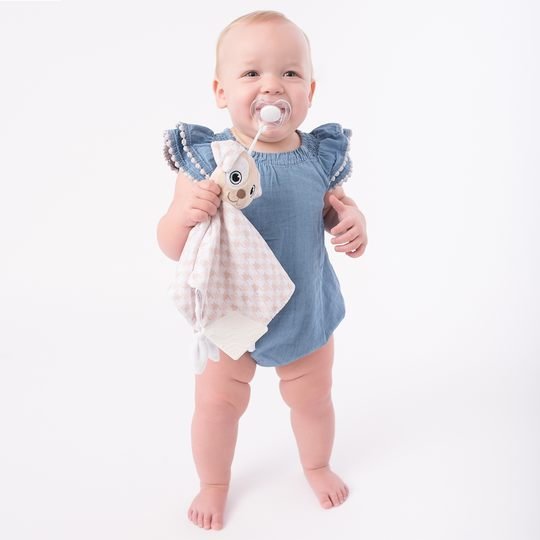 PaciPal Teether Blanket - Patch the Puppy - mezetto Baby&More Baby&More