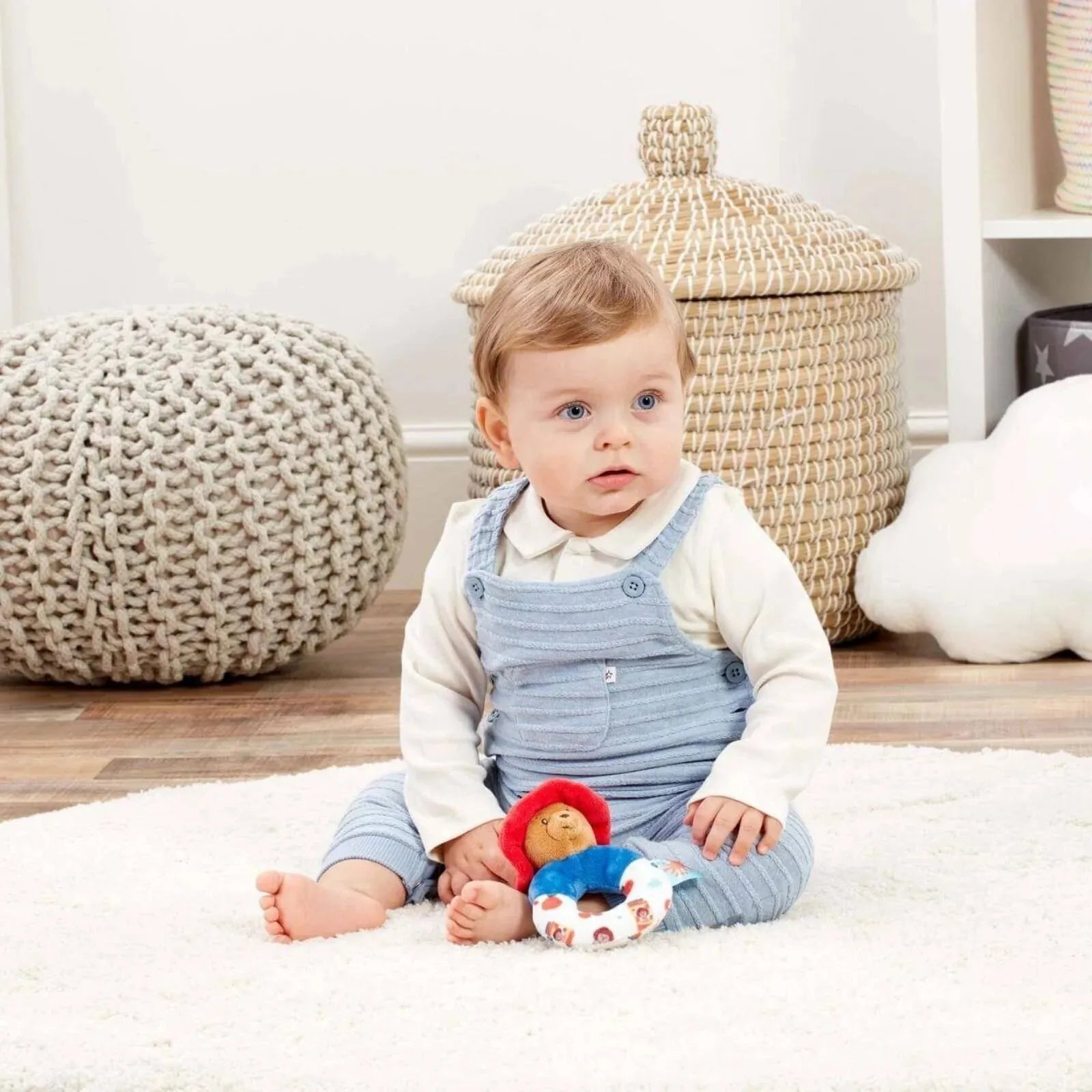 Paddington Baby Ring Rattle - mezetto ebebek ebebek