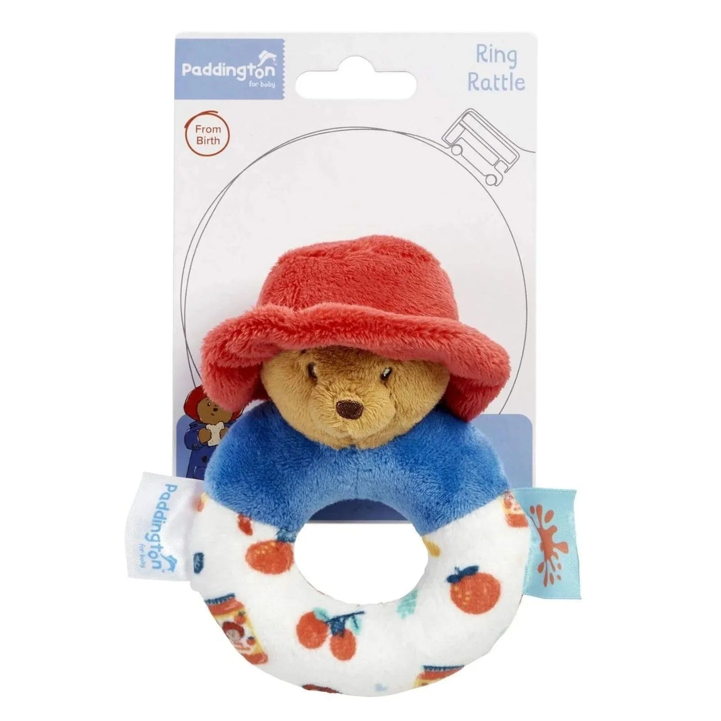 Paddington Baby Ring Rattle - mezetto ebebek ebebek