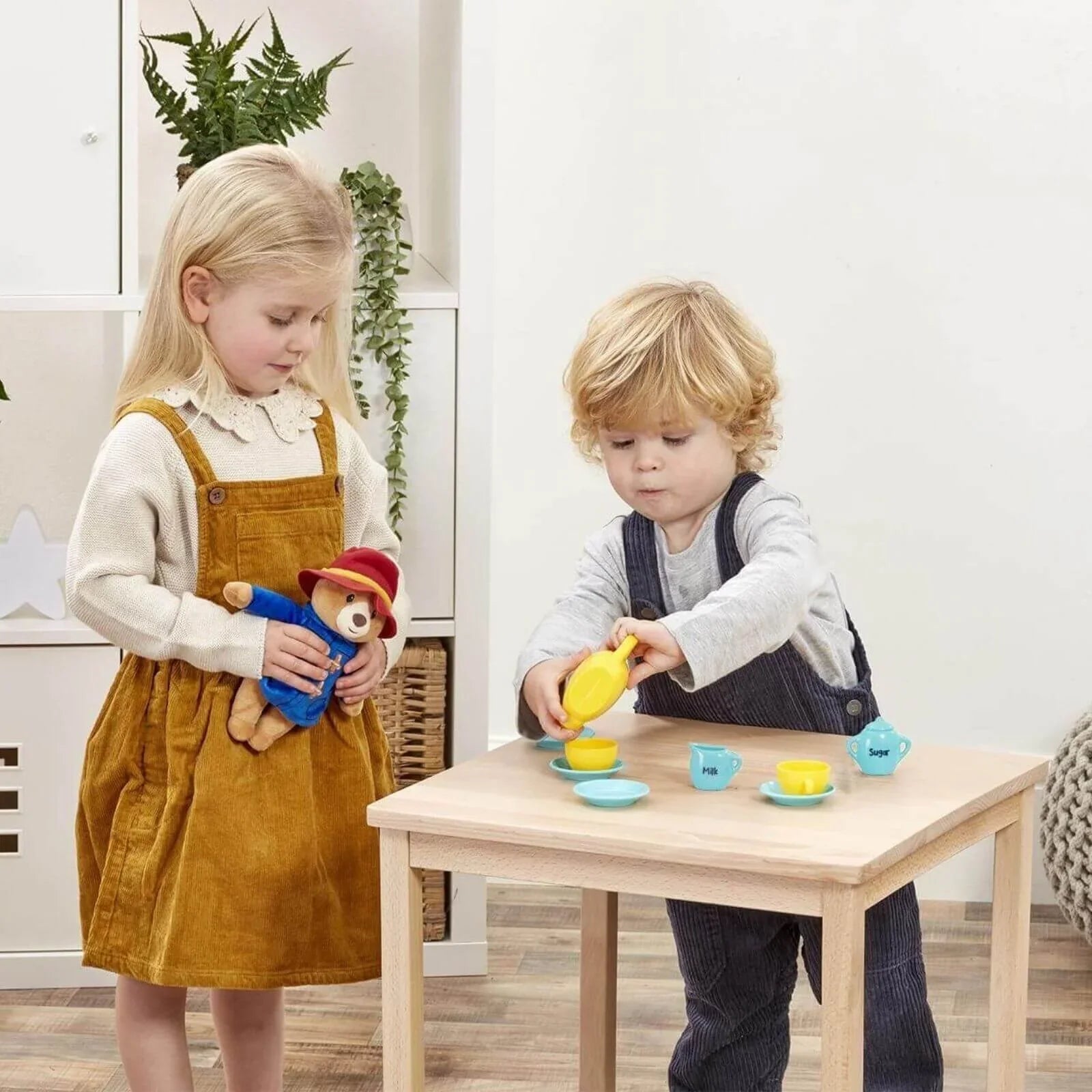 Paddington Soft Toy and Tea Set - mezetto ebebek ebebek