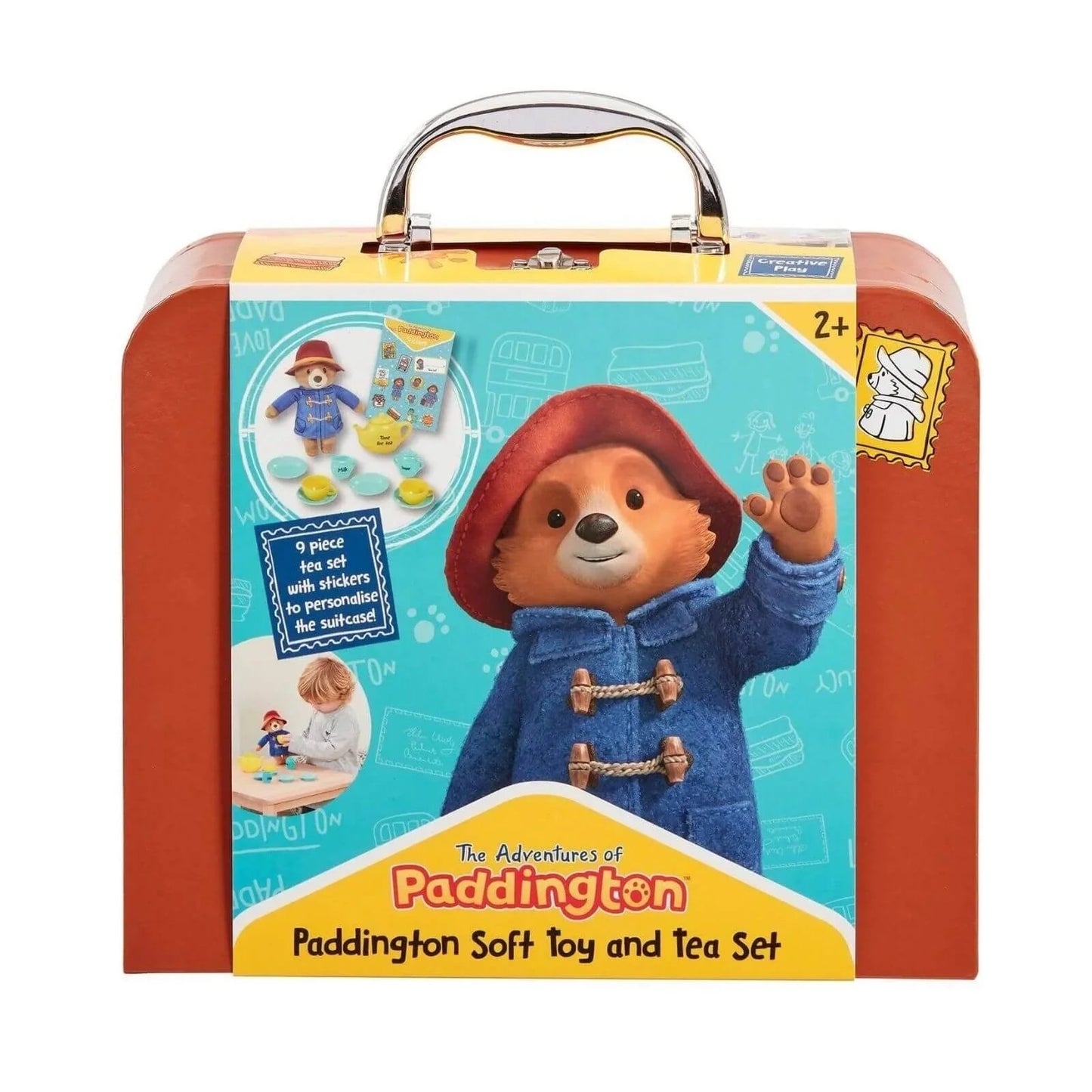 Paddington Soft Toy and Tea Set - mezetto ebebek ebebek