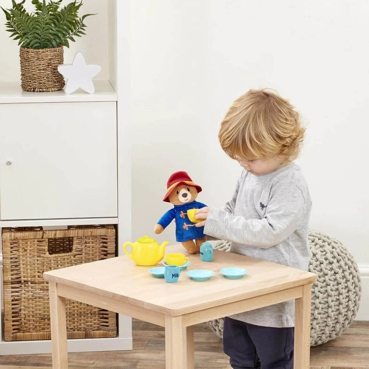 Paddington Soft Toy and Tea Set - mezetto ebebek ebebek