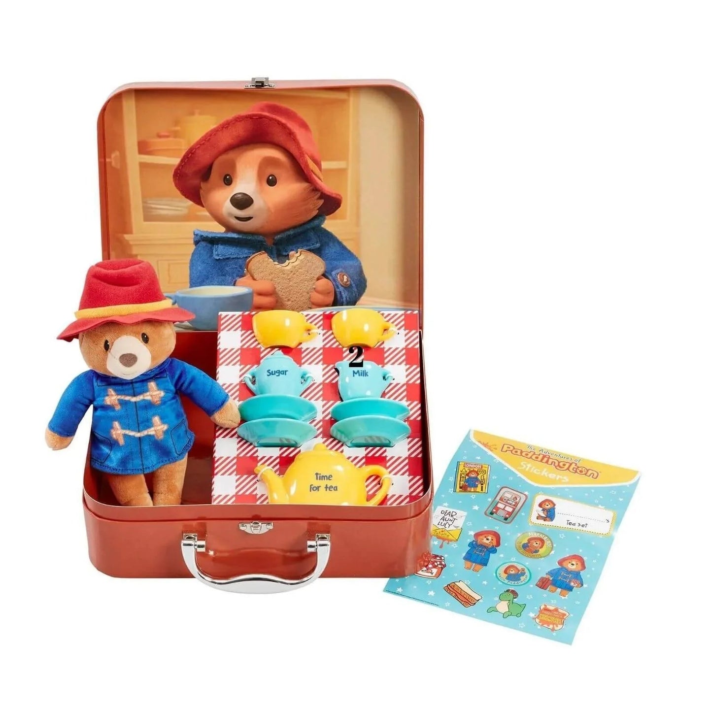Paddington Soft Toy and Tea Set - mezetto ebebek ebebek