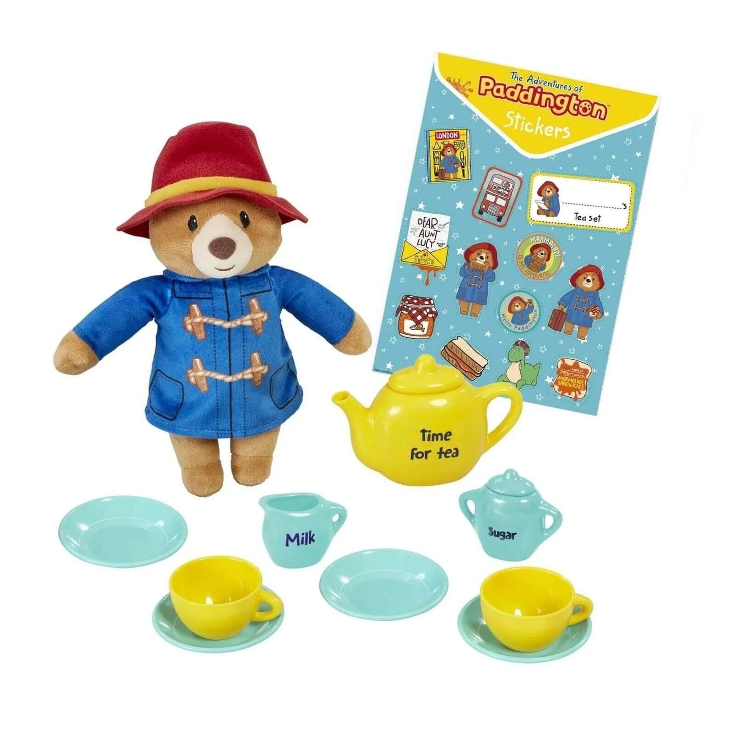 Paddington Soft Toy and Tea Set - mezetto ebebek ebebek