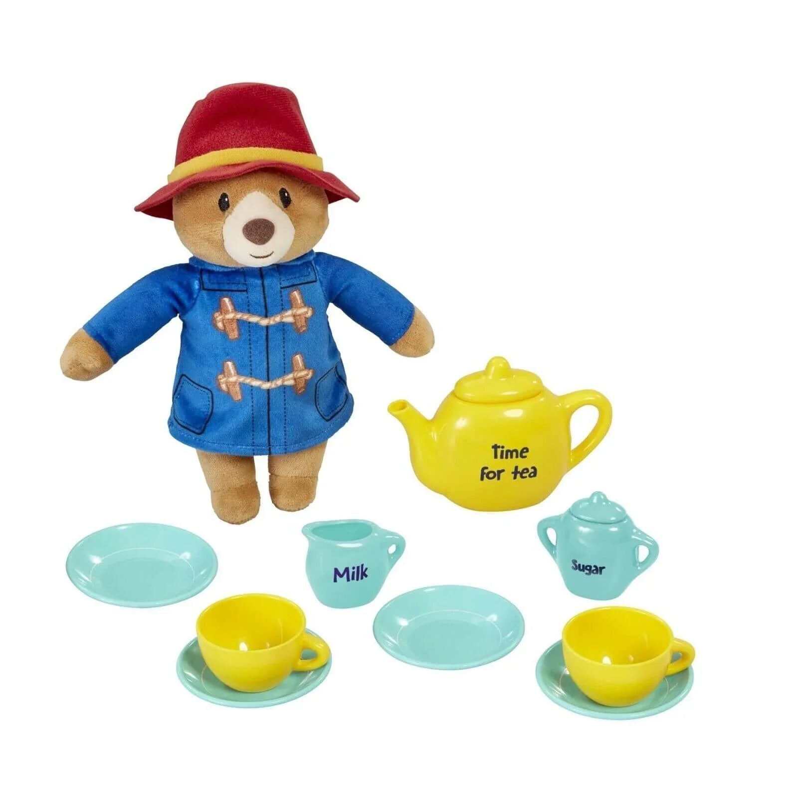 Paddington Soft Toy and Tea Set - mezetto ebebek ebebek
