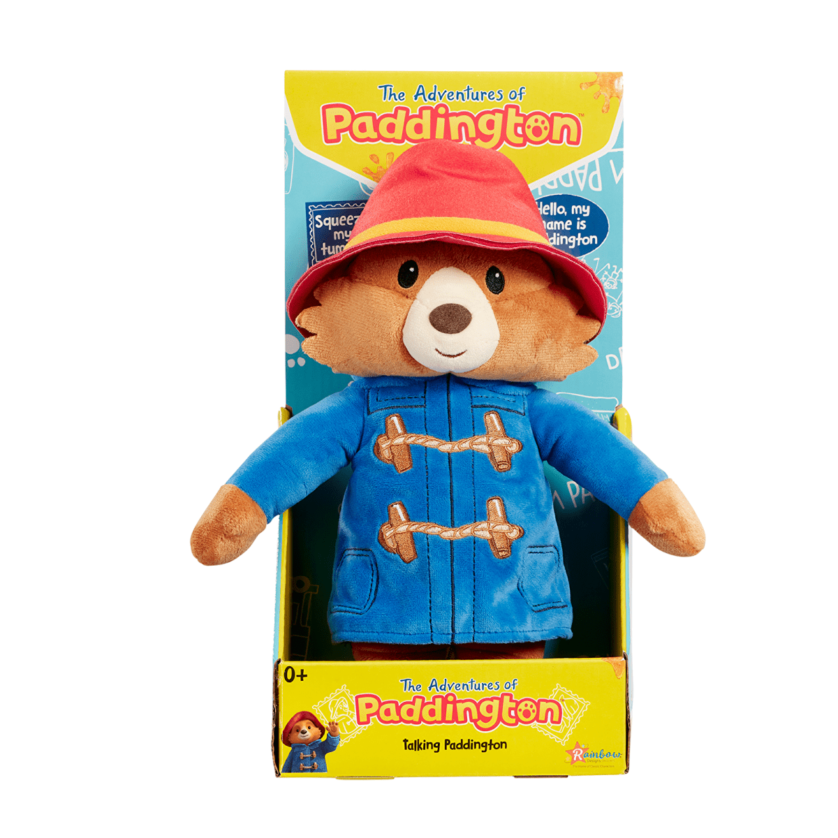 Paddington TV Bear Talking Soft Toy Teddy for Babies and Toddlers 25cm - mezetto ebebek ebebek
