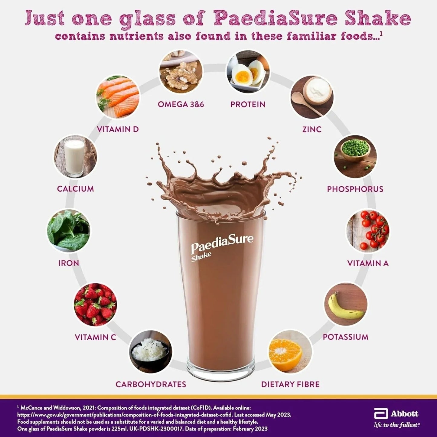PaediaSure Shake Chocolate Flavoured Nutritional Supplement Powder for Kids 850g - mezetto ebebek ebebek