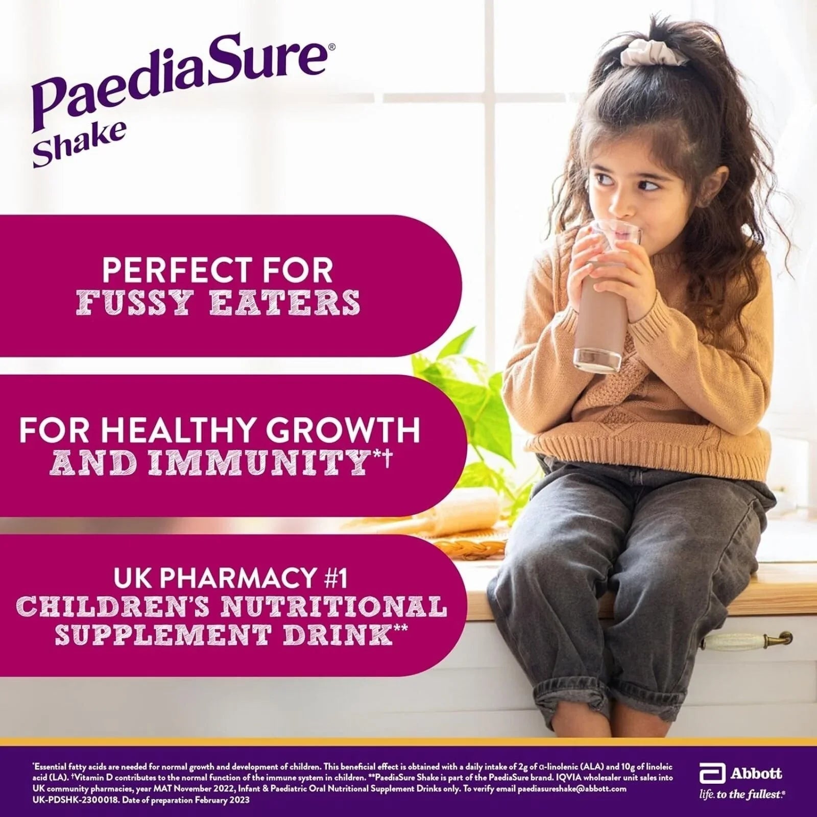 PaediaSure Shake Chocolate Flavoured Nutritional Supplement Powder for Kids 850g - mezetto ebebek ebebek