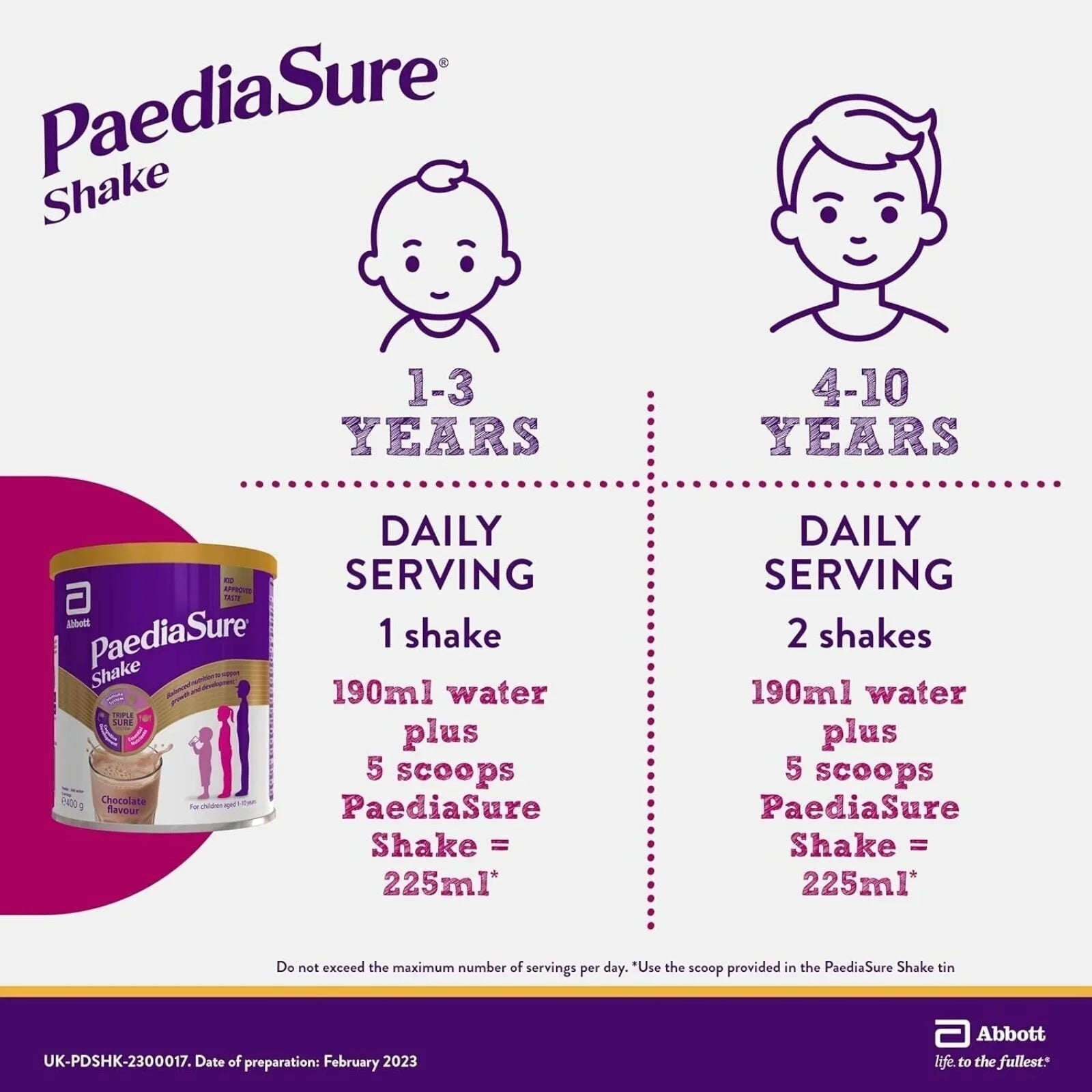 PaediaSure Shake Chocolate Flavoured Nutritional Supplement Powder for Kids 850g - mezetto ebebek ebebek