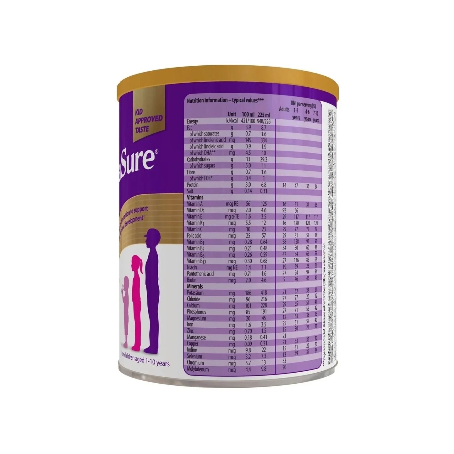PaediaSure Shake Chocolate Flavoured Nutritional Supplement Powder for Kids 850g - mezetto ebebek ebebek