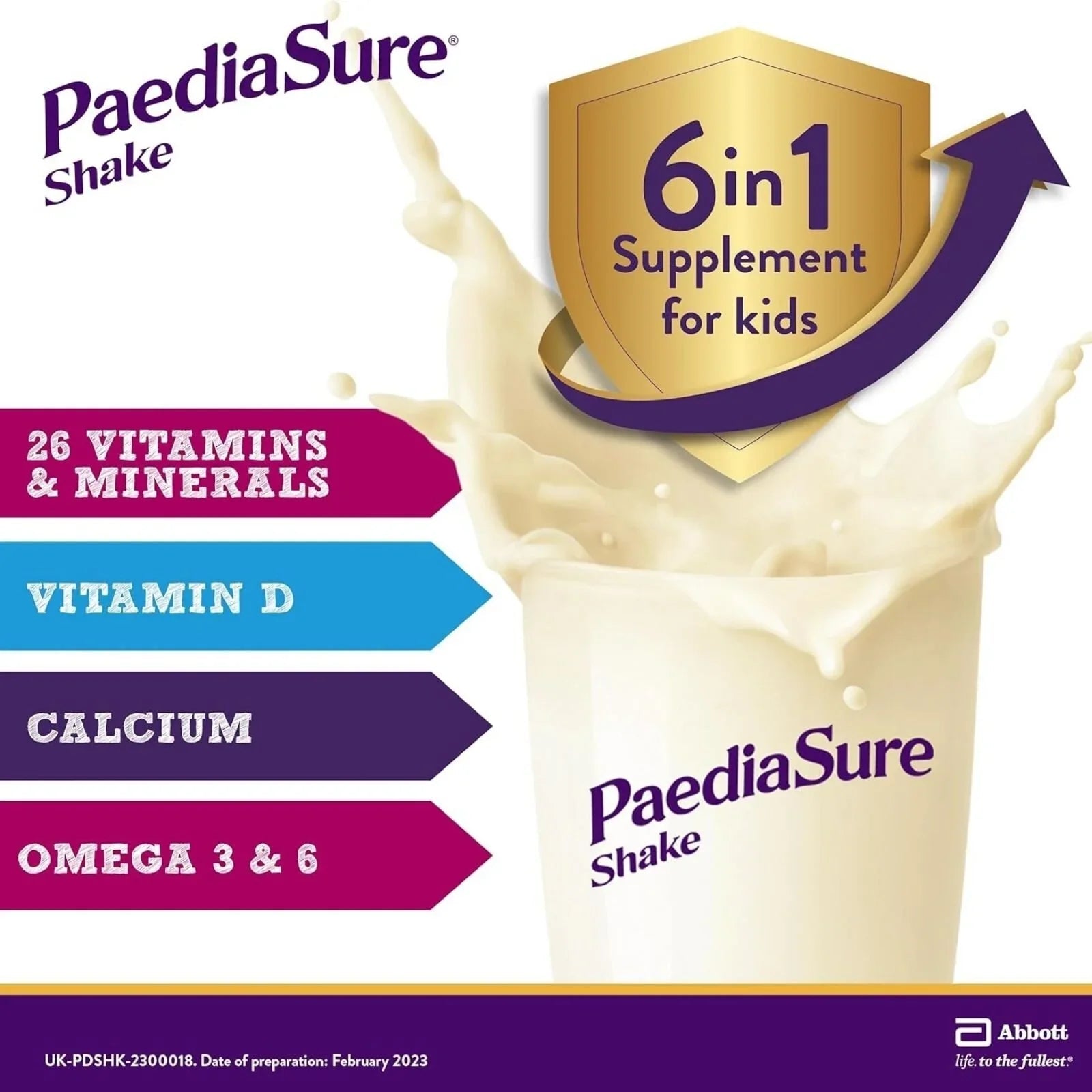 PaediaSure Shake Vanilla Flavoured 800ml (4x200ml) - mezetto ebebek ebebek