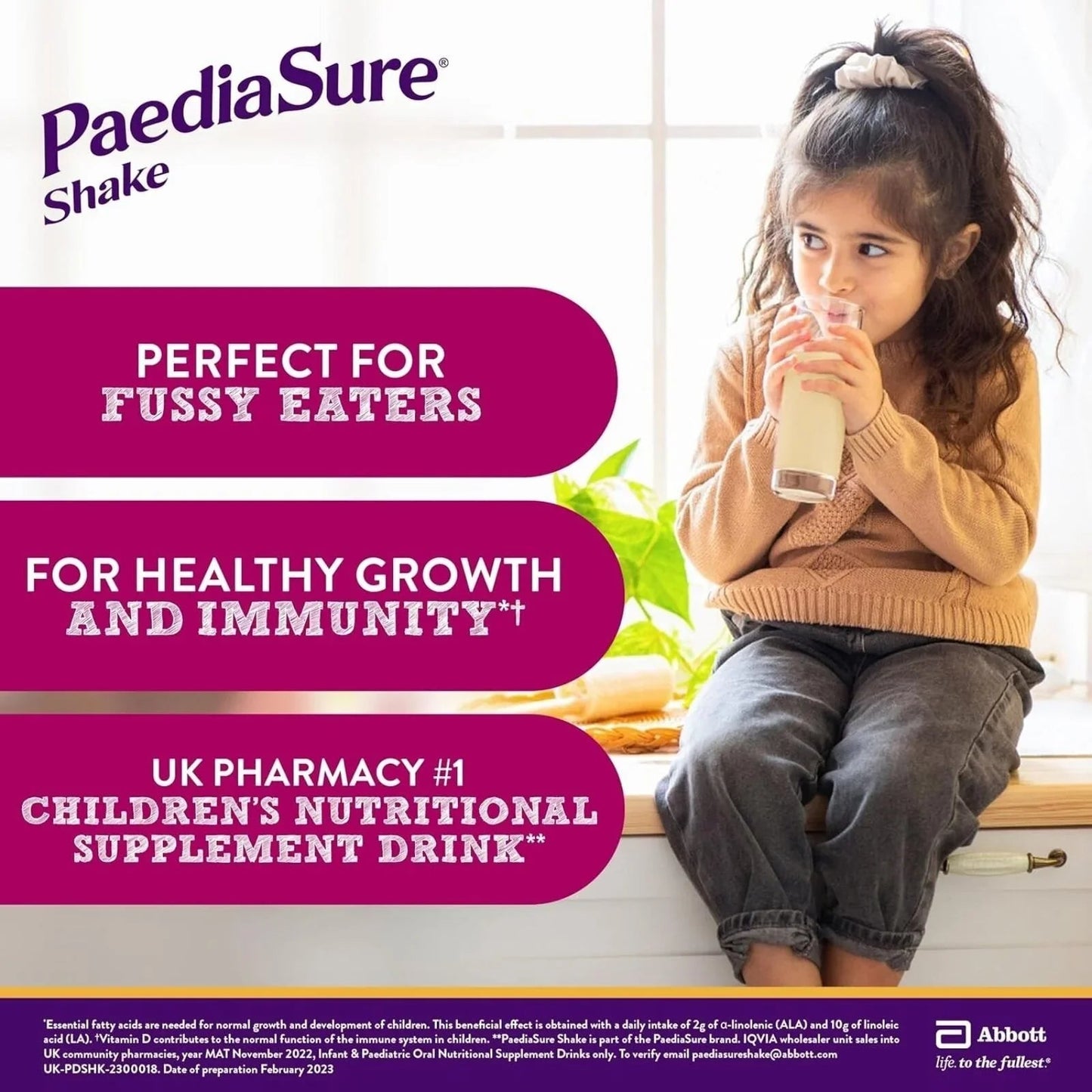 PaediaSure Shake Vanilla Flavoured Nutritional Supplement Powder for Kids 850g - mezetto ebebek ebebek