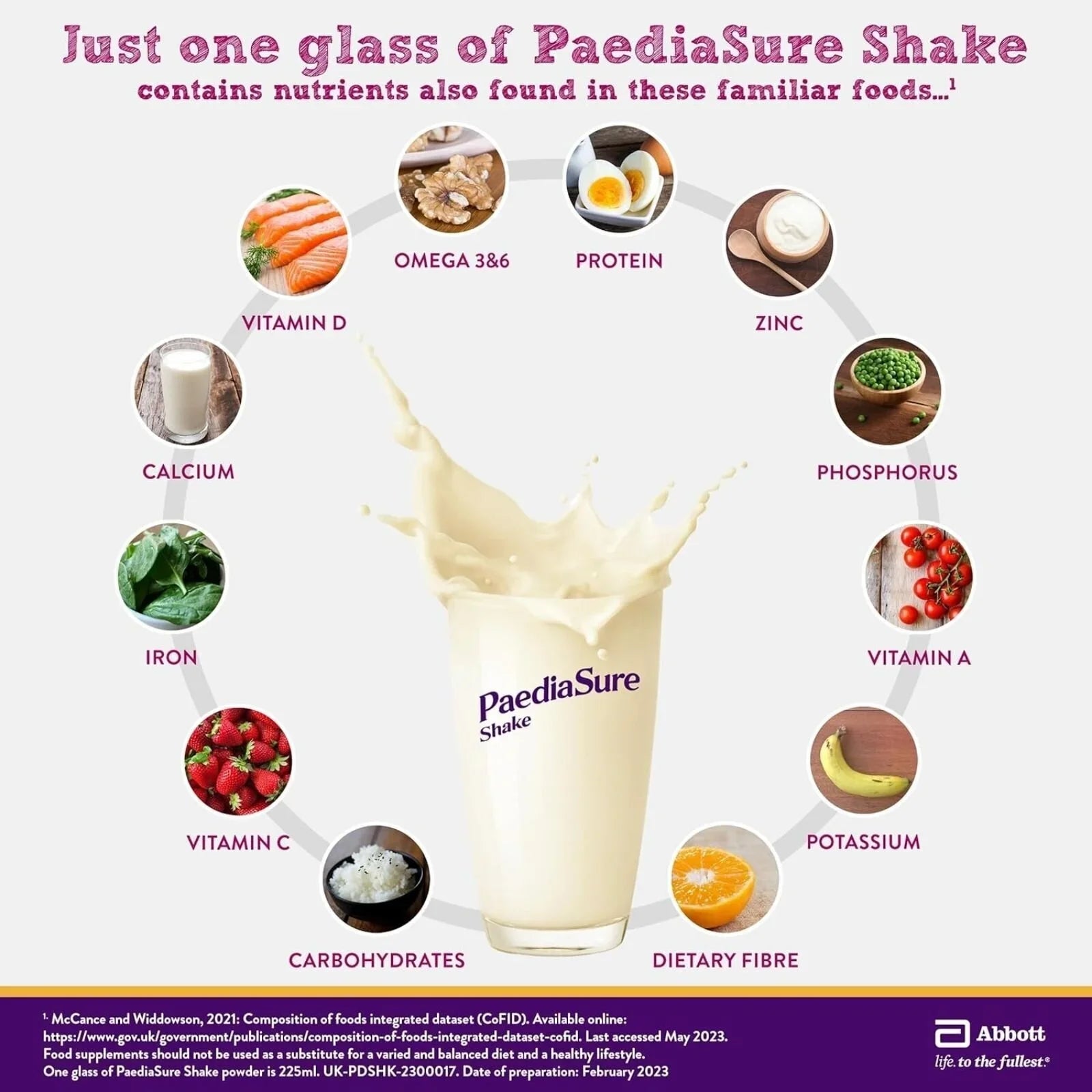 PaediaSure Shake Vanilla Flavoured Nutritional Supplement Powder for Kids 850g - mezetto ebebek ebebek