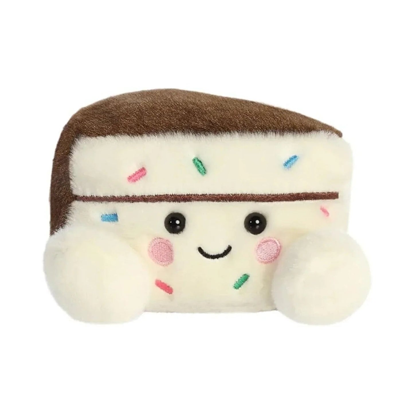Palm Pals Sprinkles Cake Slice Soft Toy 12cm - mezetto ebebek ebebek