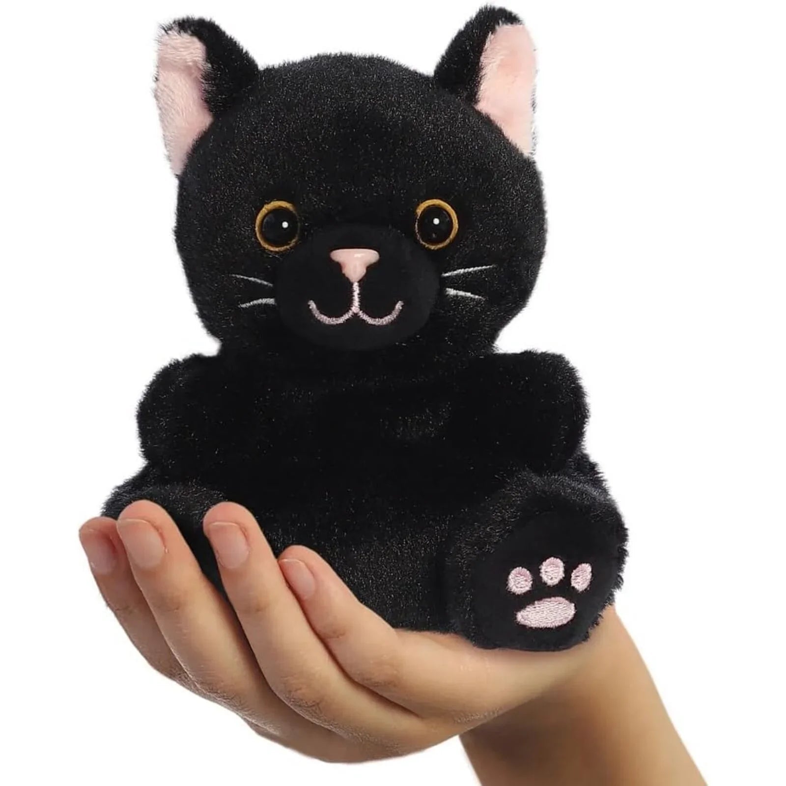 Palm Pals Twilight Black Cat Soft Toy 12cm - mezetto ebebek ebebek