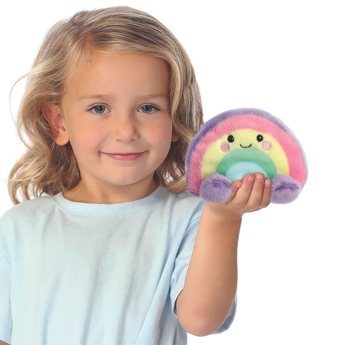 Palm Pals Vivi Rainbow Soft Toy - mezetto ebebek ebebek