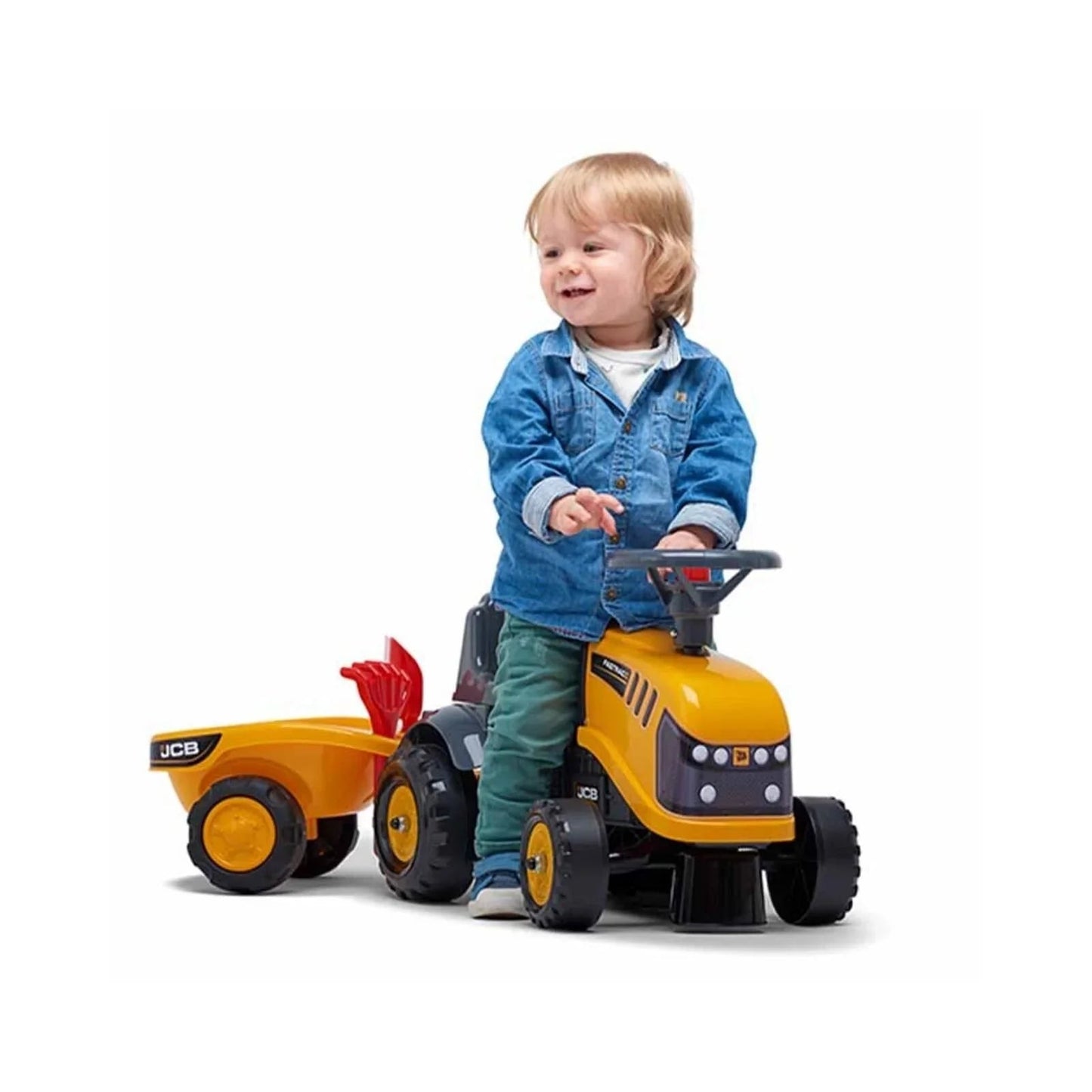 Palplay JCB Ride On Tractor with Trailer - mezetto ebebek ebebek