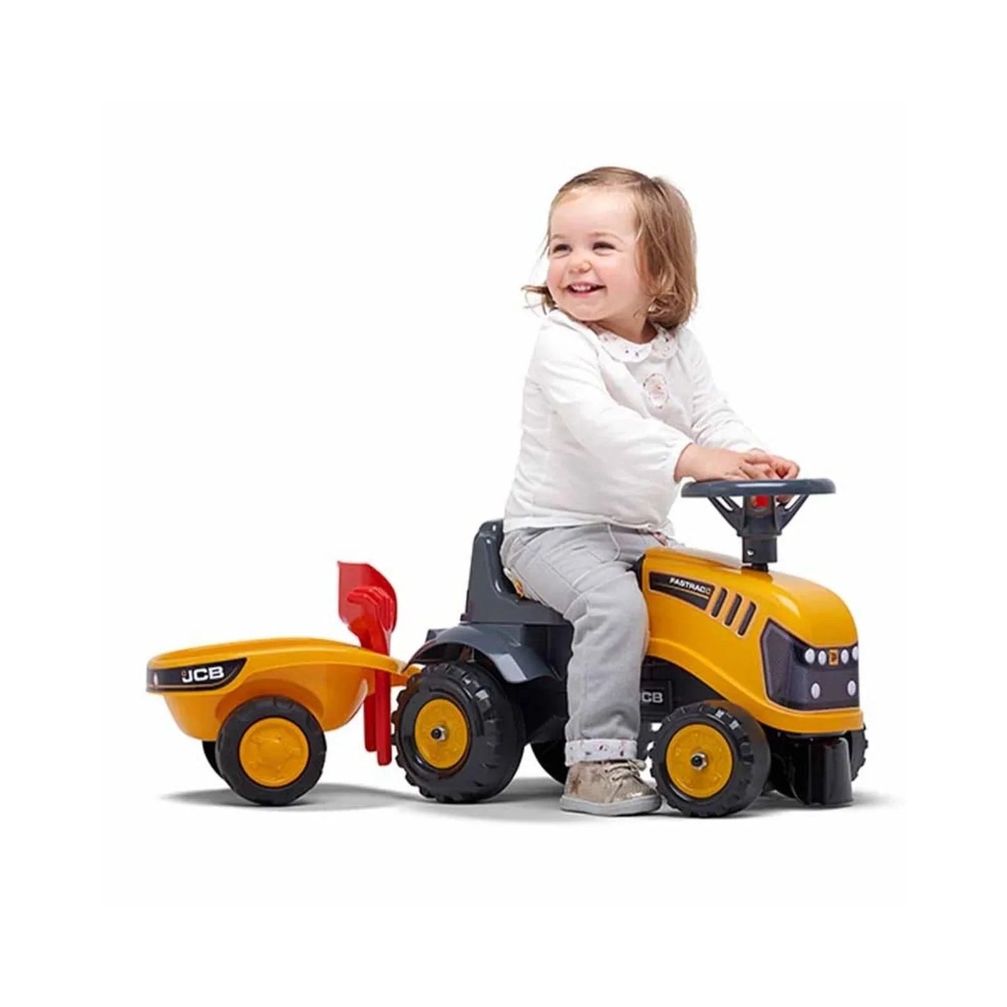 Palplay JCB Ride On Tractor with Trailer - mezetto ebebek ebebek