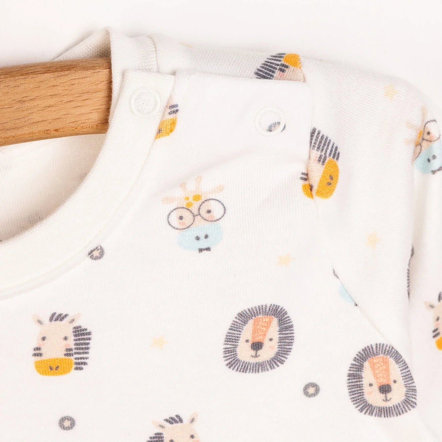 Pambuliq Baby Boy Long Sleeve Pyjamas Set - Dark Yellow - mezetto ebebek ebebek