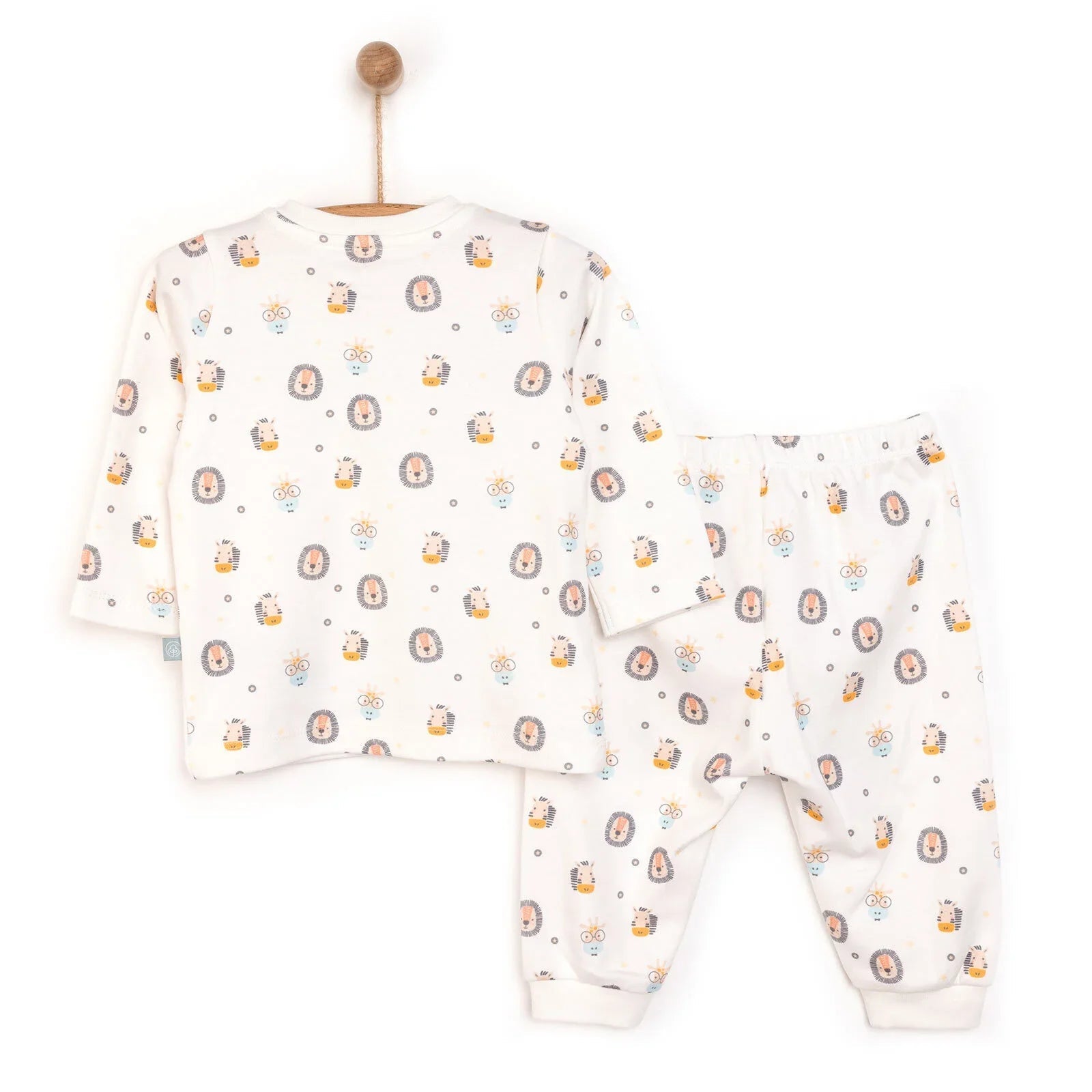 Pambuliq Baby Boy Long Sleeve Pyjamas Set - Dark Yellow - mezetto ebebek ebebek