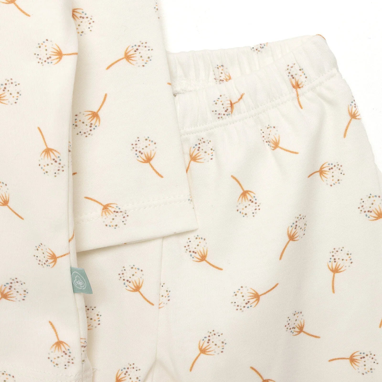 Pambuliq Baby Girl Long Sleeve Pyjamas Set - Ecru - mezetto ebebek ebebek