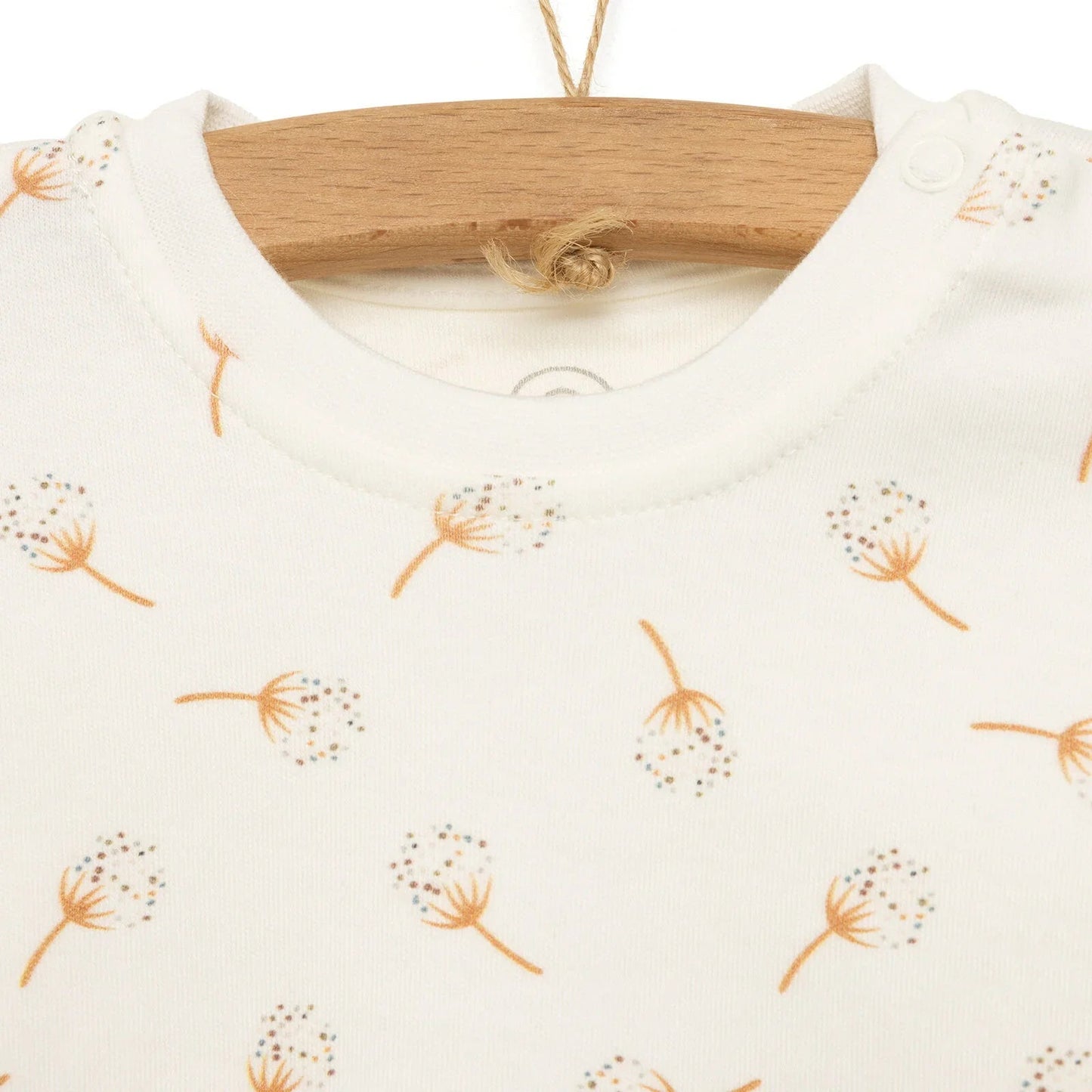 Pambuliq Baby Girl Long Sleeve Pyjamas Set - Ecru - mezetto ebebek ebebek