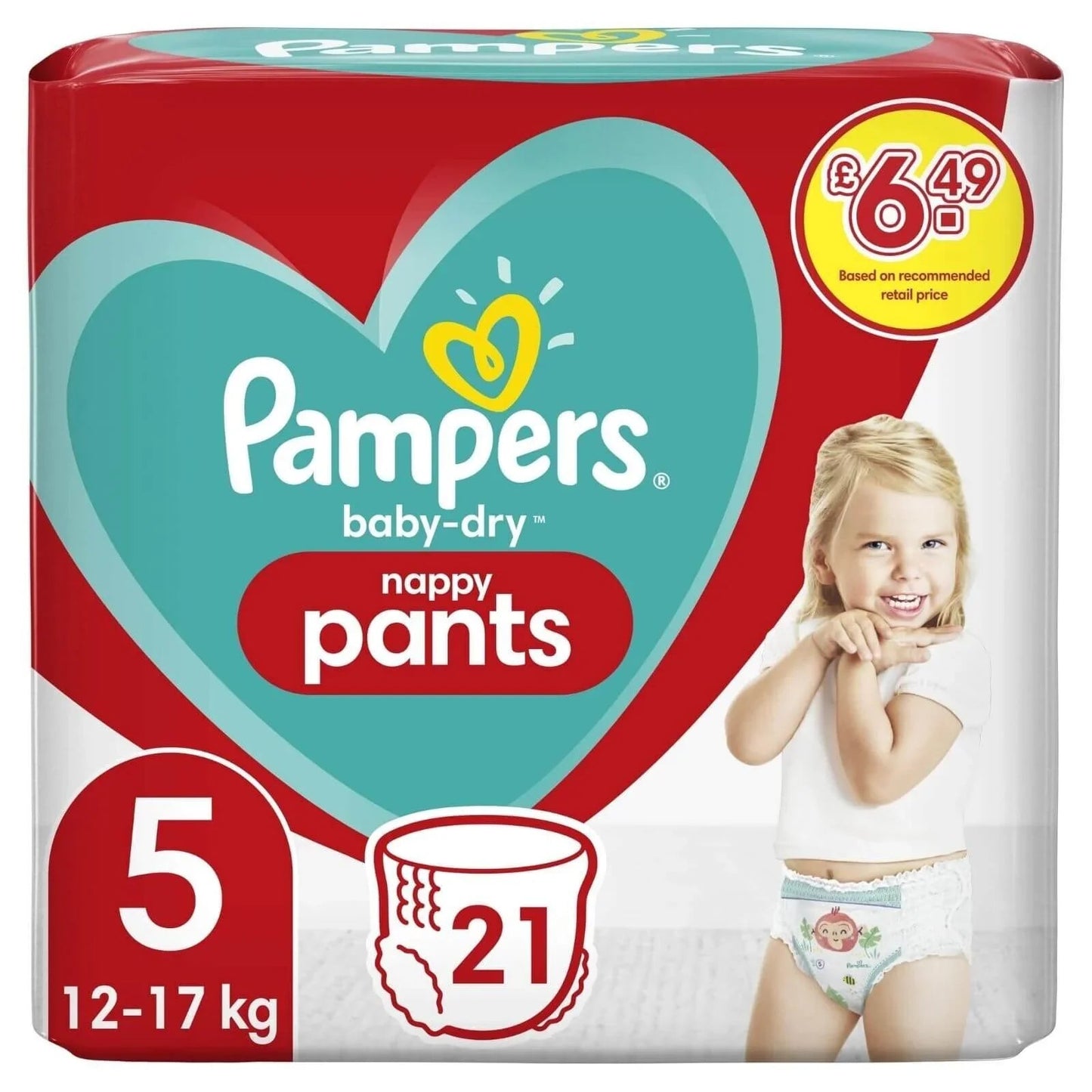Pampers Baby Dry Pants Size 5 - 21 nappies - mezetto ebebek ebebek