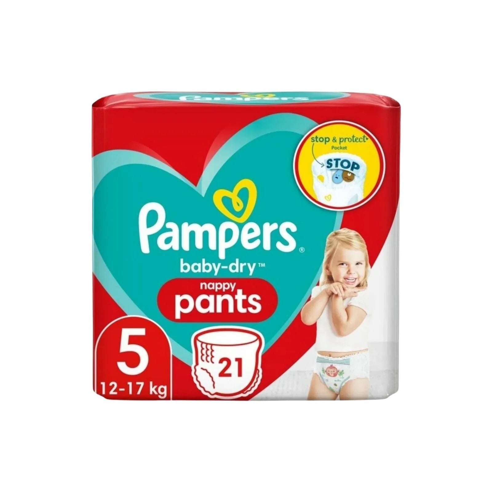 Pampers Baby Dry Pants Size 5 - 21 nappies - mezetto ebebek ebebek