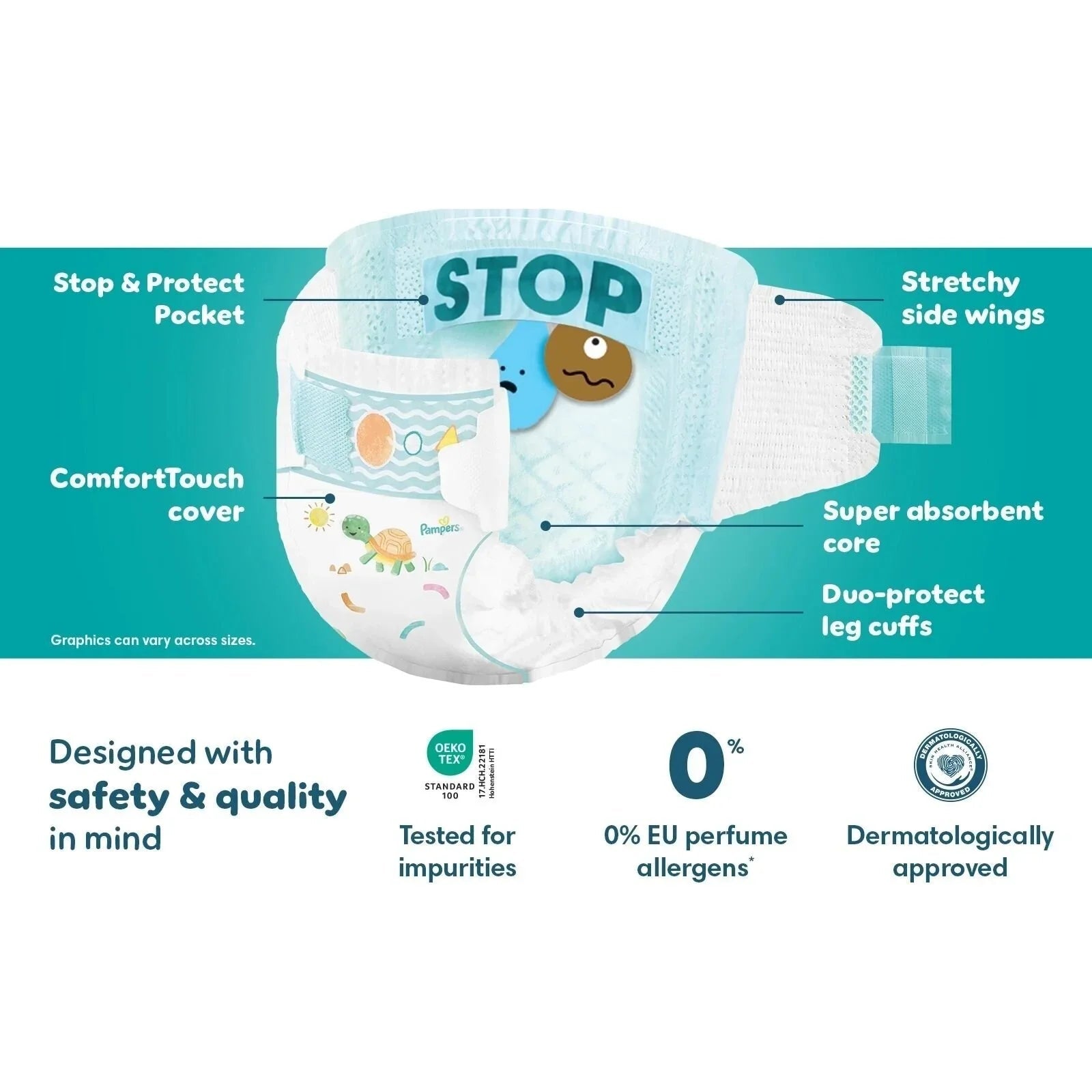 Pampers Baby Dry Size 3 Jumbo Pack - 98 nappies - mezetto ebebek ebebek